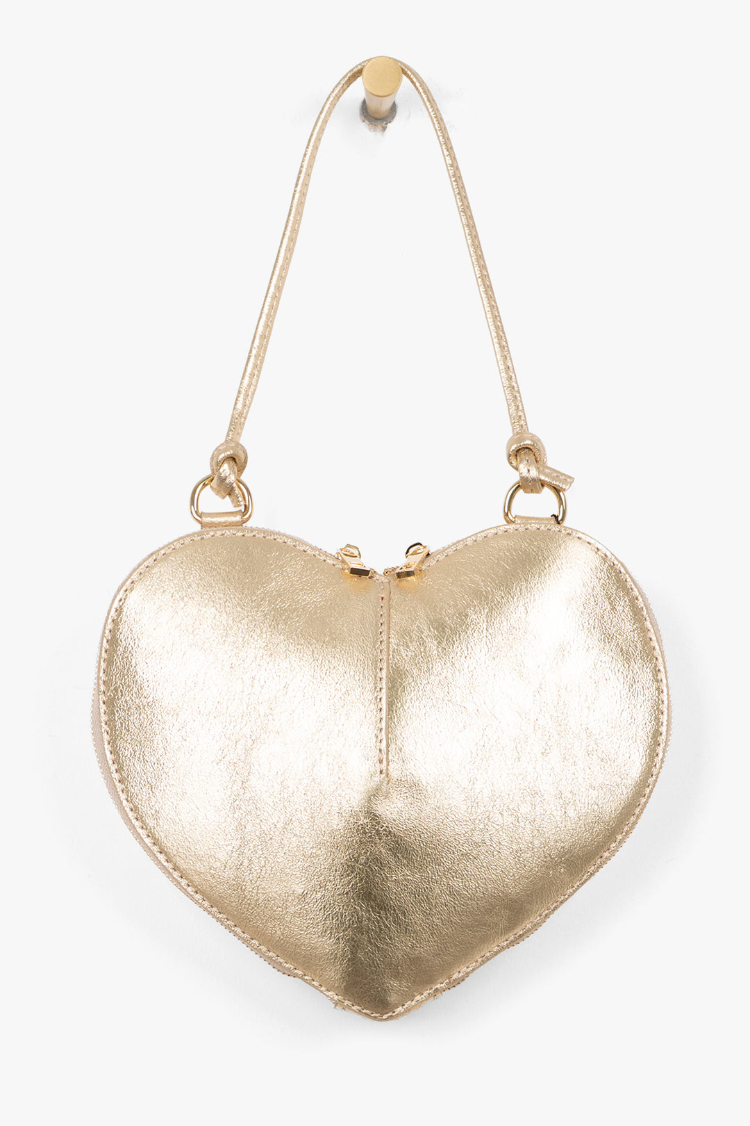 Heart-Crossbody-Bag-Metallic-Italian-Leather-in-Gold-Front