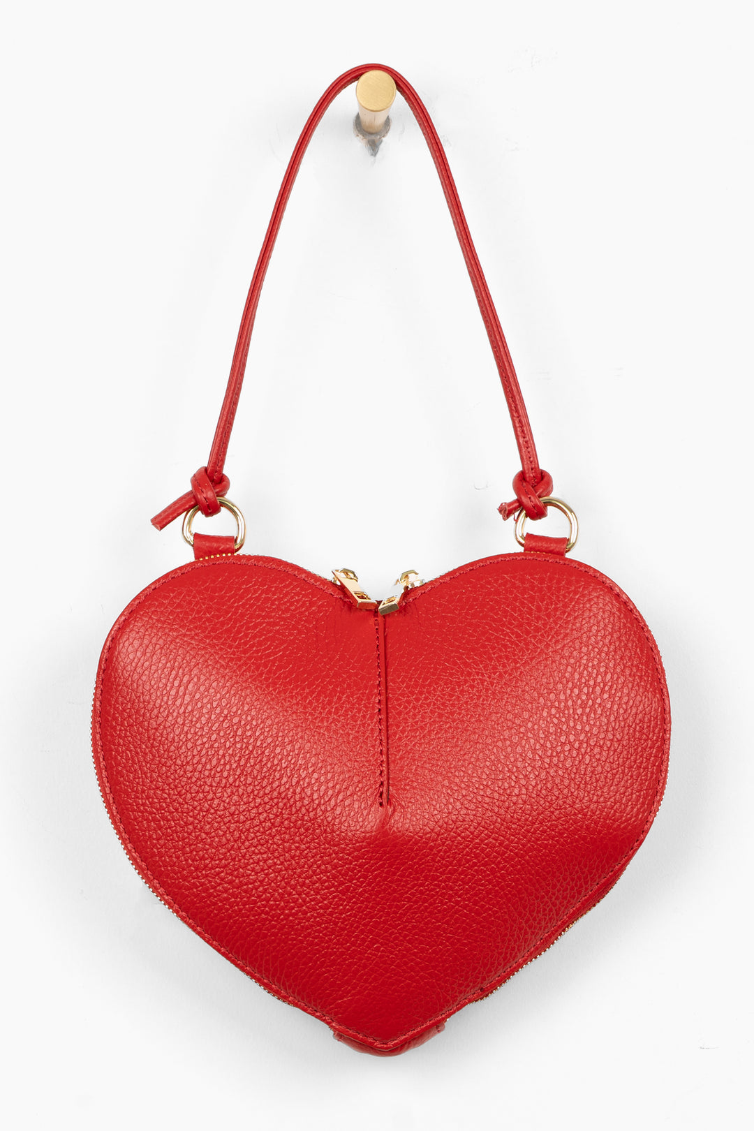 Heart-Crossbody-Bag-Pebbled-Italian-Leather-in-Red-Front