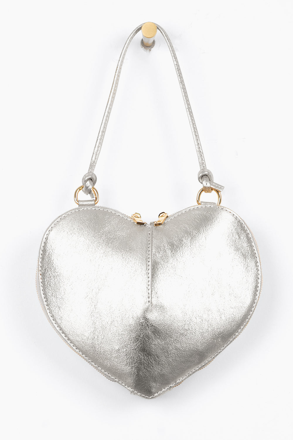 Heart-Crossbody-Bag-Metallic-Italian-Leather-in-Silver-Front