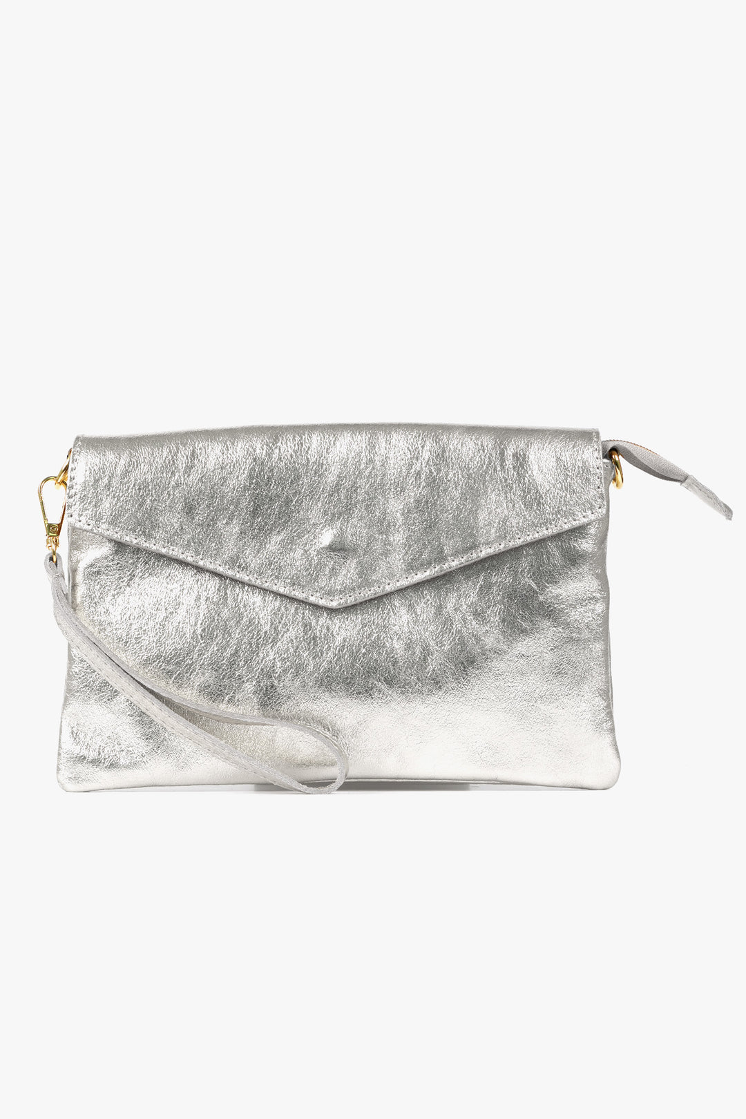 italian-leather-envelope-clutch-bag-silver-front