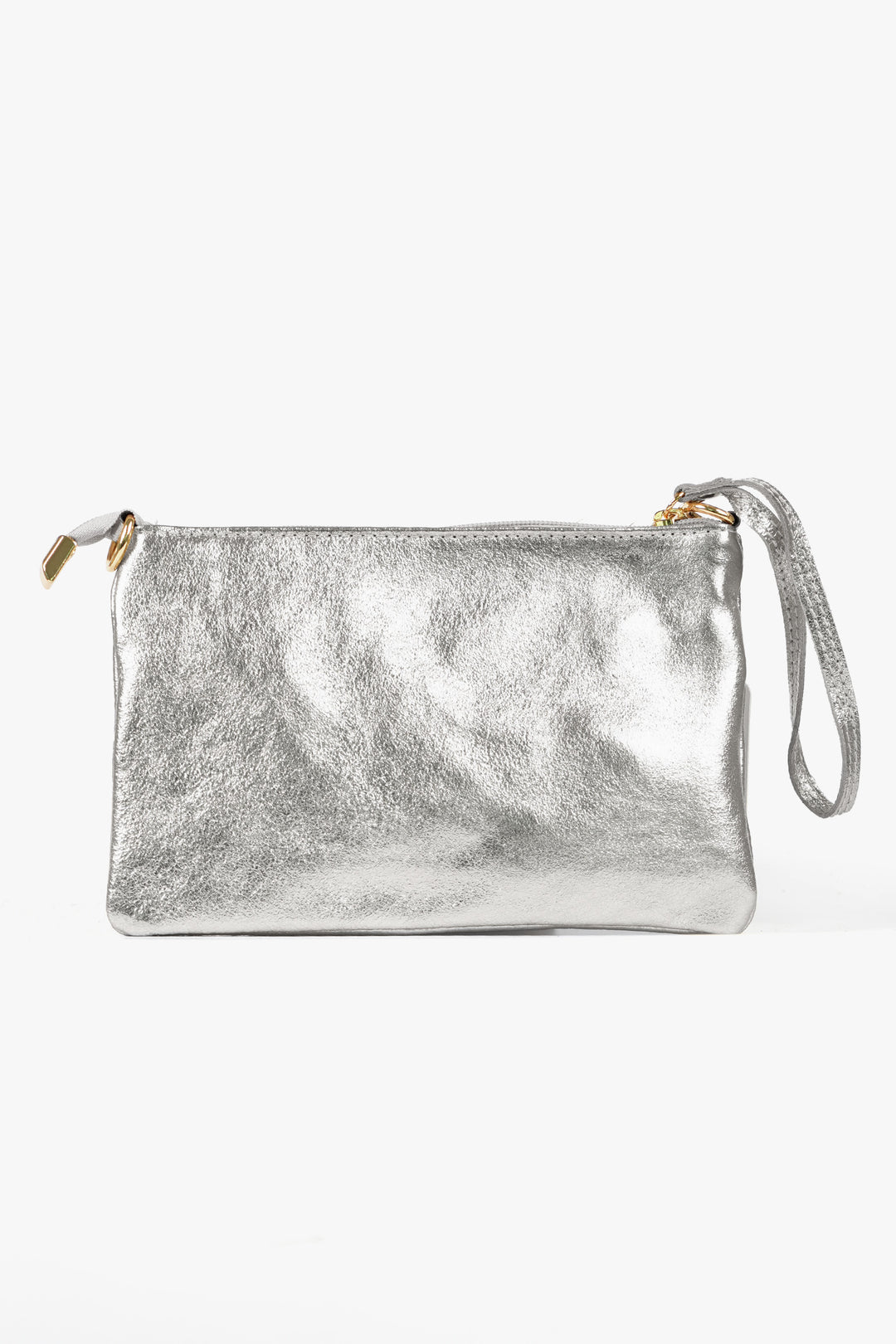 small-italian-leather-clutch-bag-silver-front