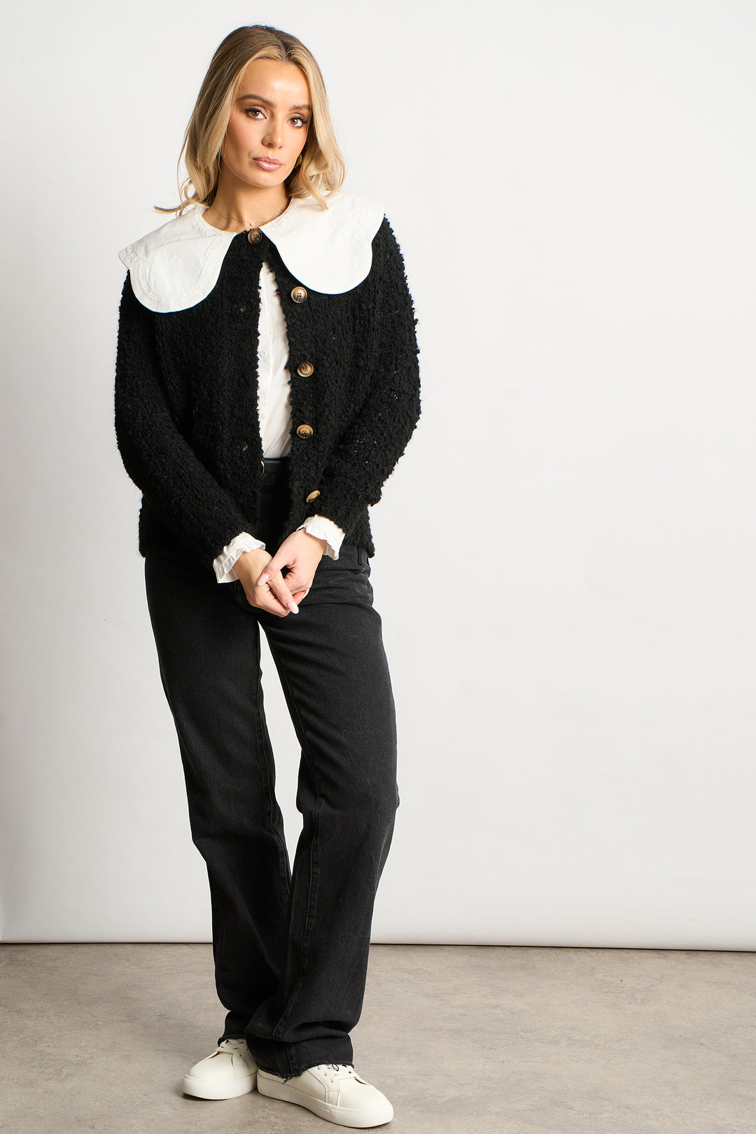 collins-wool-blend-cardigan-black-boucle