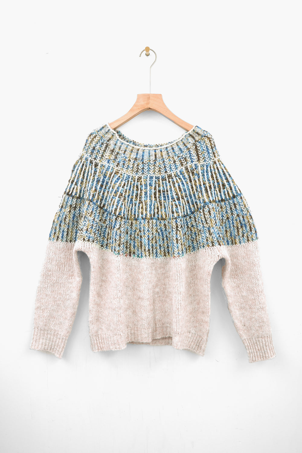 tilda-wool-blend-jumper-cream-blue-scandi-on-coat-hanger