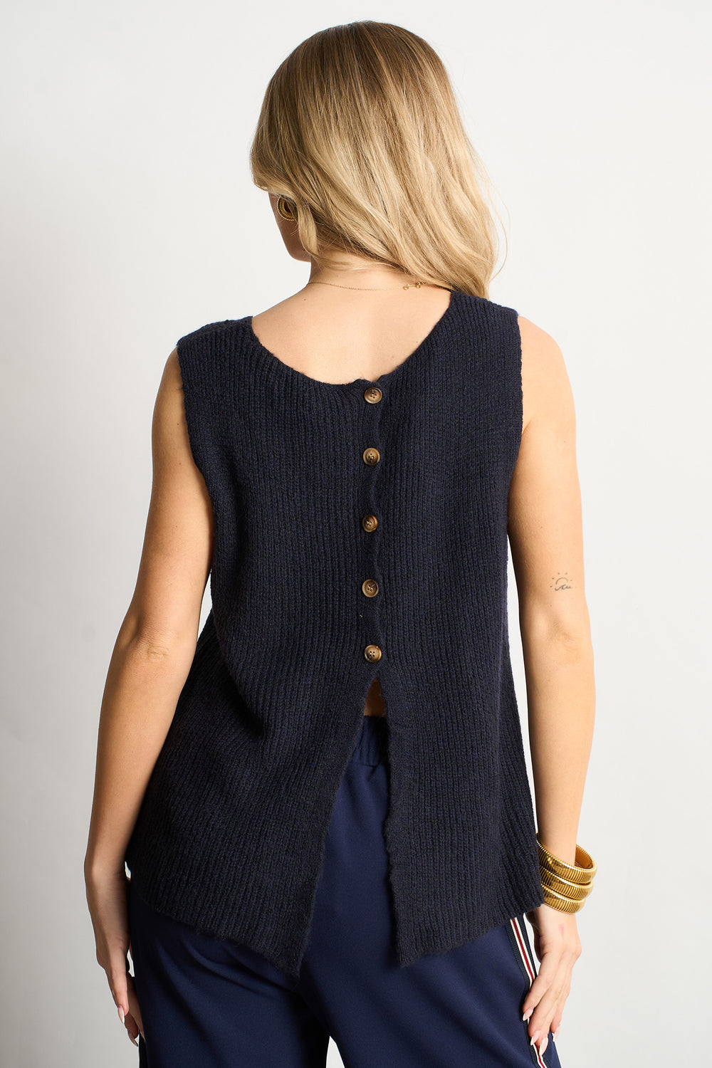 Button-Back-Italian-Wool-Blend-Tank-Top-in-Navy-Blue-Back-View