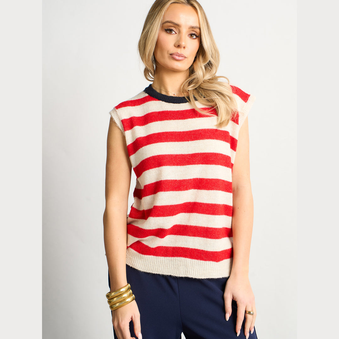 Striped-Italian-Wool-Blend-Tank-Top-in-Red-front