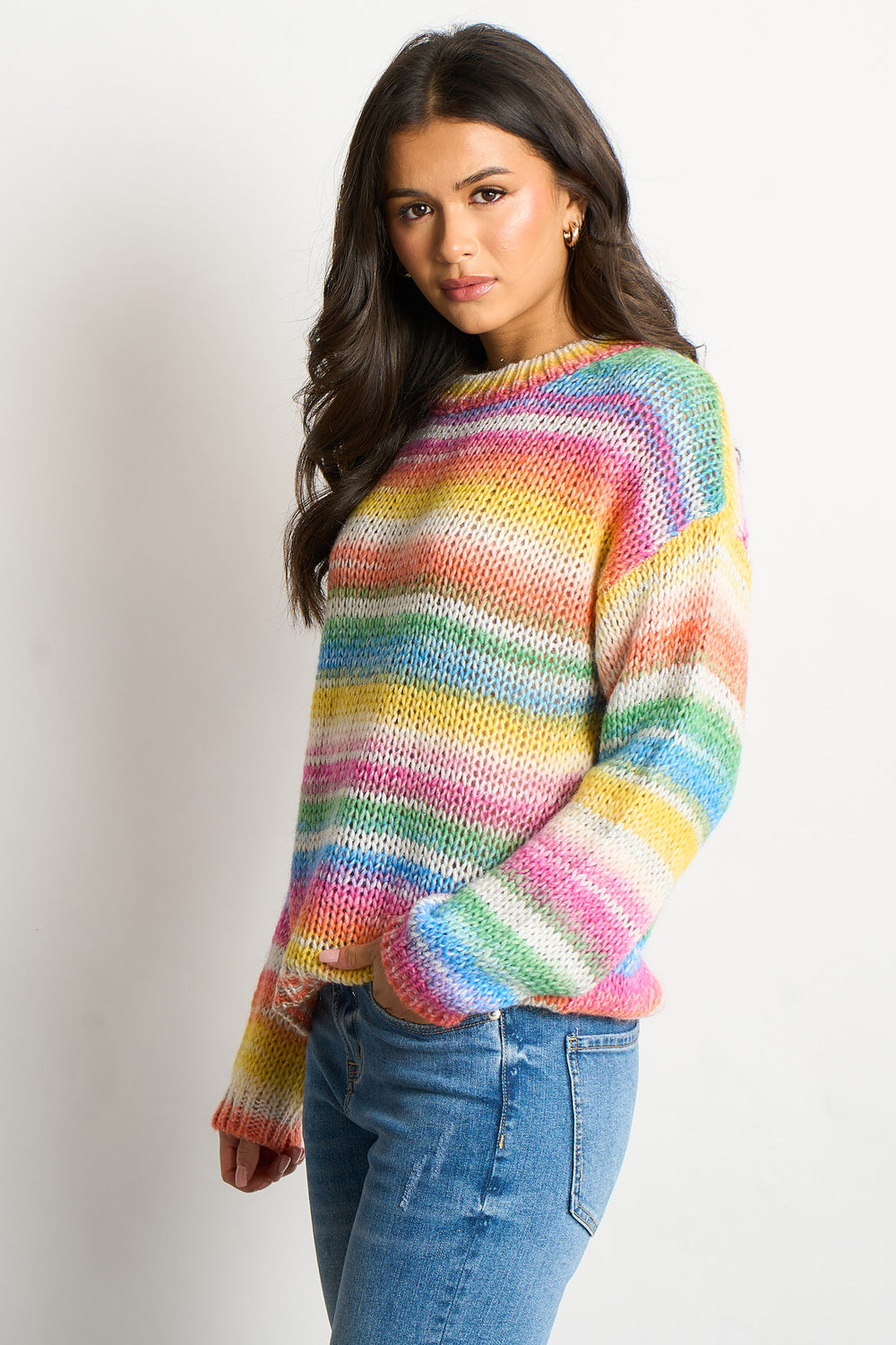 Rainbow-Striped-Italian-Wool-Blend-Jumper-side