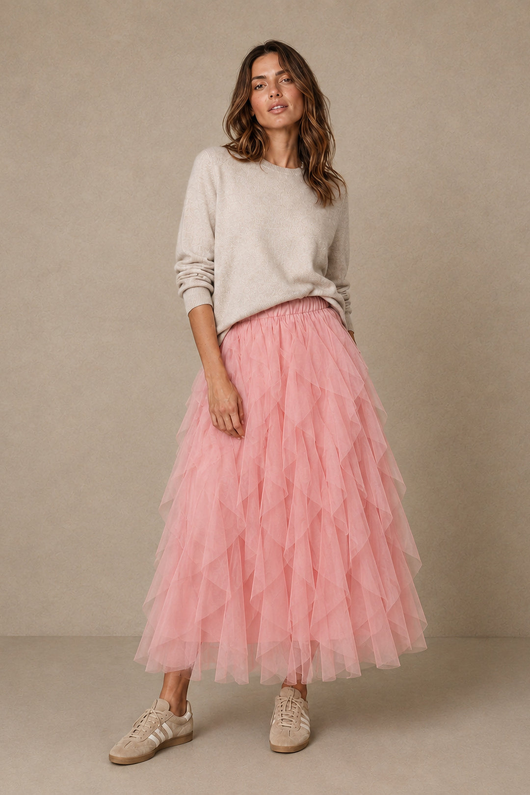 Layla-Pink-Layered-Tulle-Maxi-Skirt