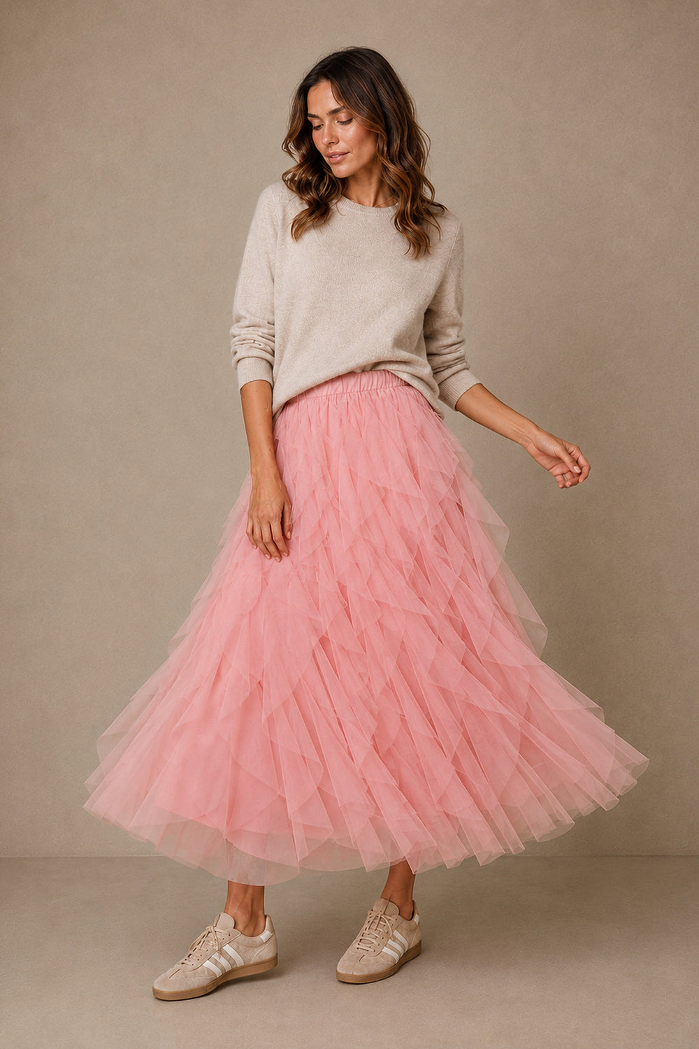 Layla-Pink-Layered-Tulle-Maxi-Skirt