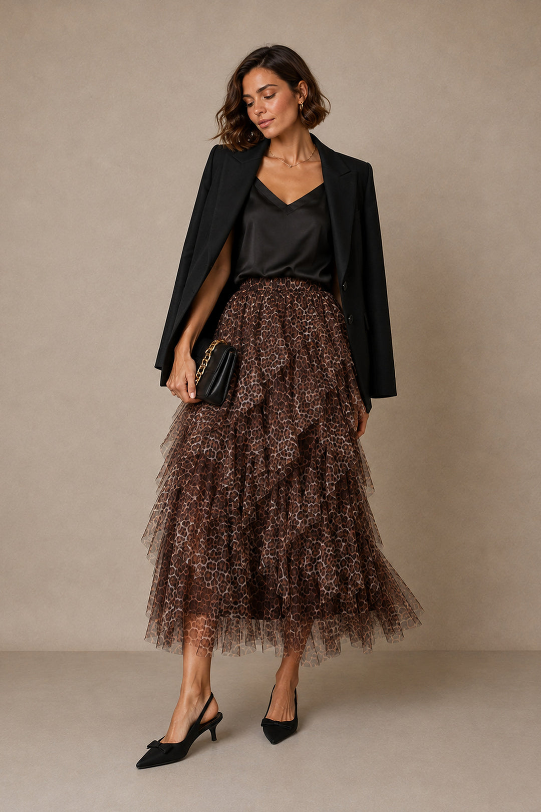 Leopard-Print-Layered-Tulle-Maxi-Skirt-in-Brown