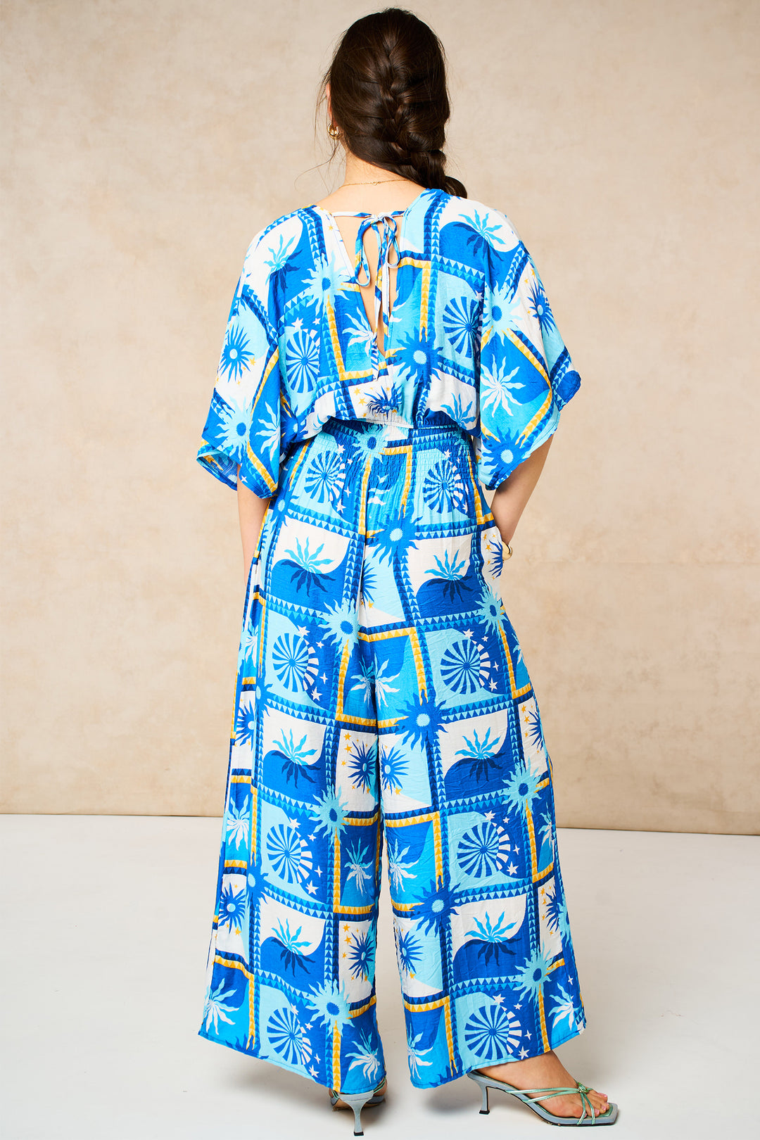 Sun-Checkerboard-V-Neck-Jumpsuit-in-Blue-Back