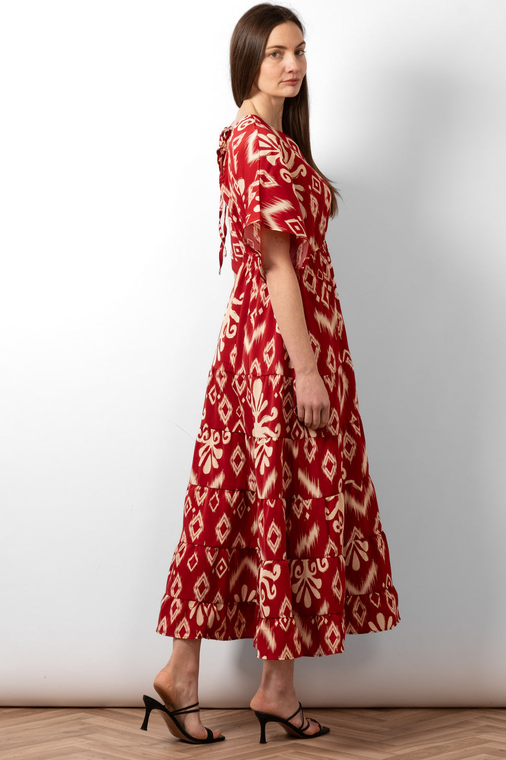 sienna-maxi-kaftan-dress-red-aztec-print-tiered-skirt