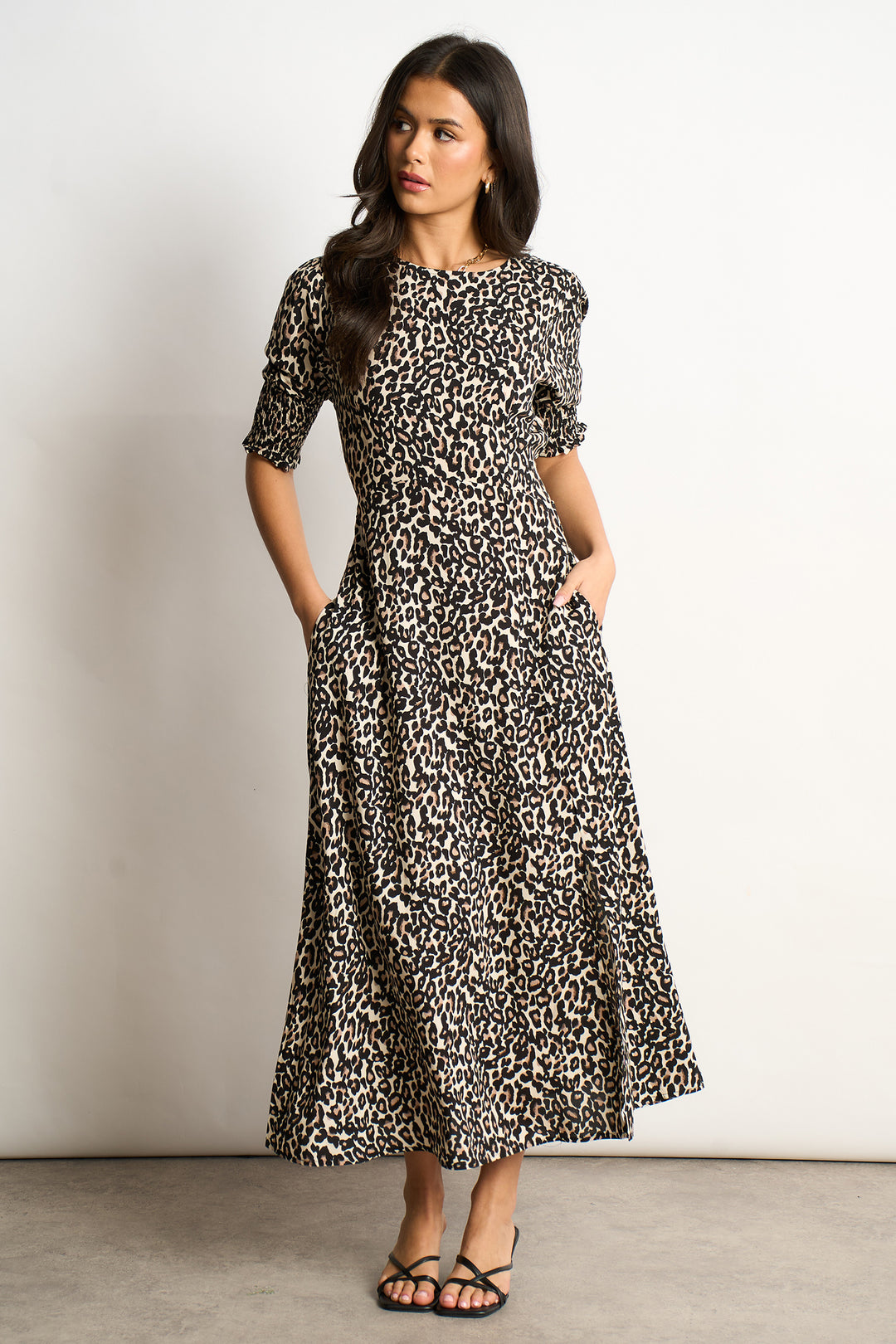 hazel-midi-tea-dress-neutral-leopard-print