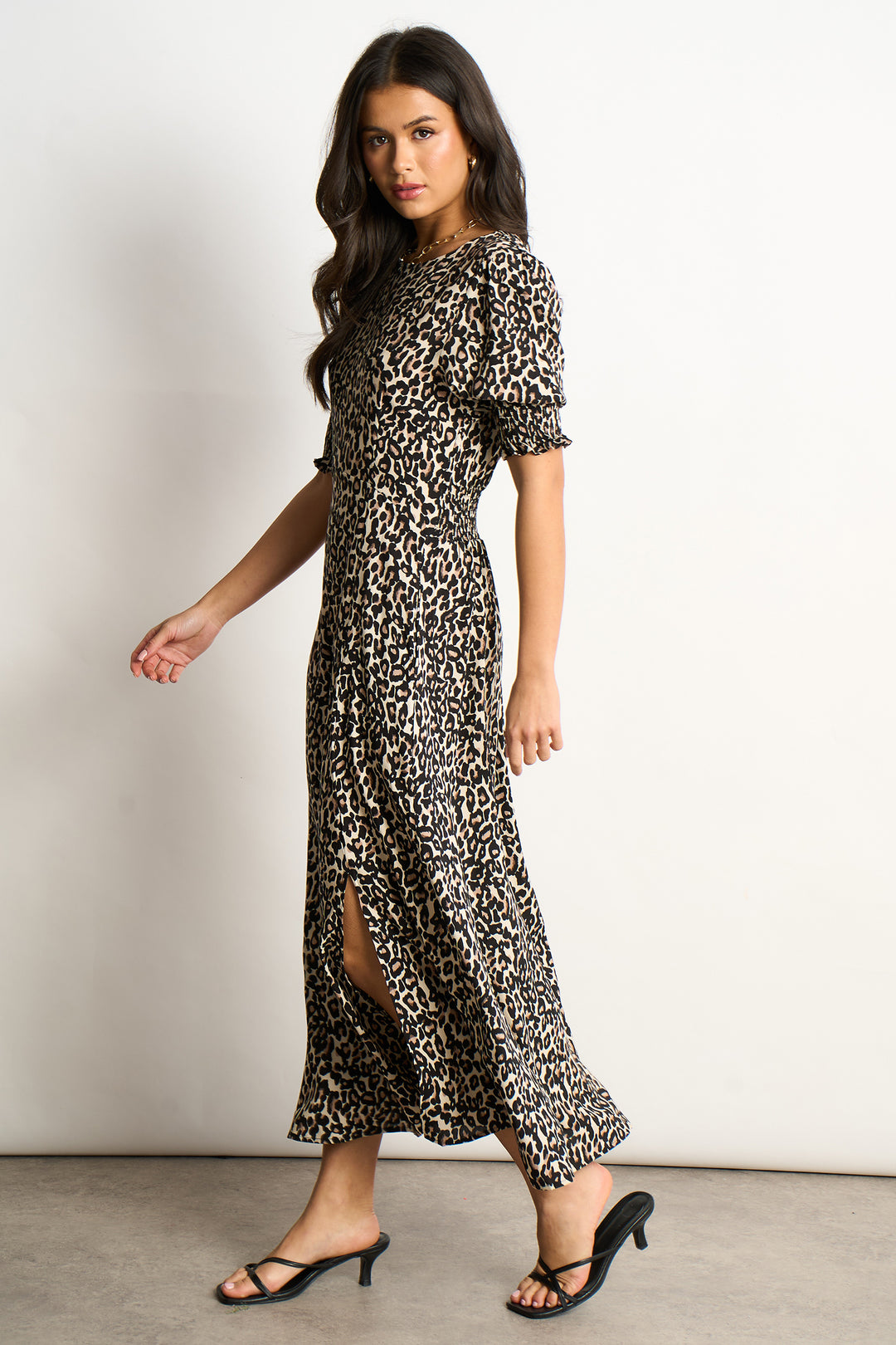 hazel-midi-tea-dress-neutral-leopard-print