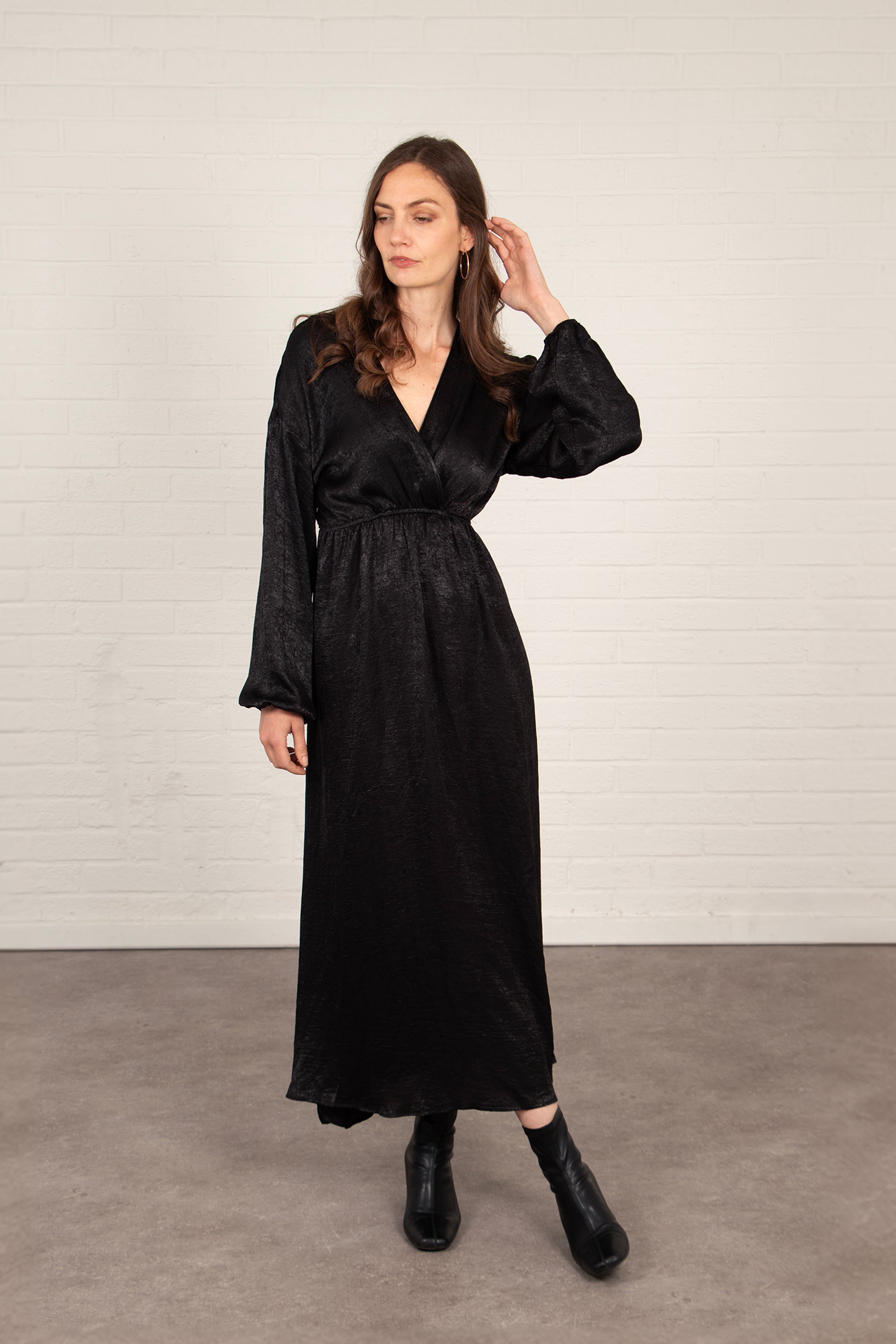 Long wrap dress uk online