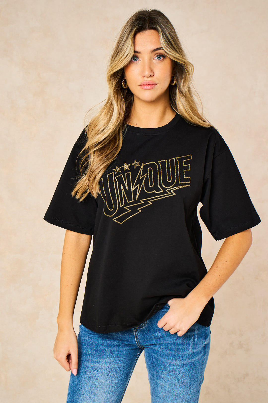 cotton-black-t-shirt-with-gold-unique-word-print-graphic