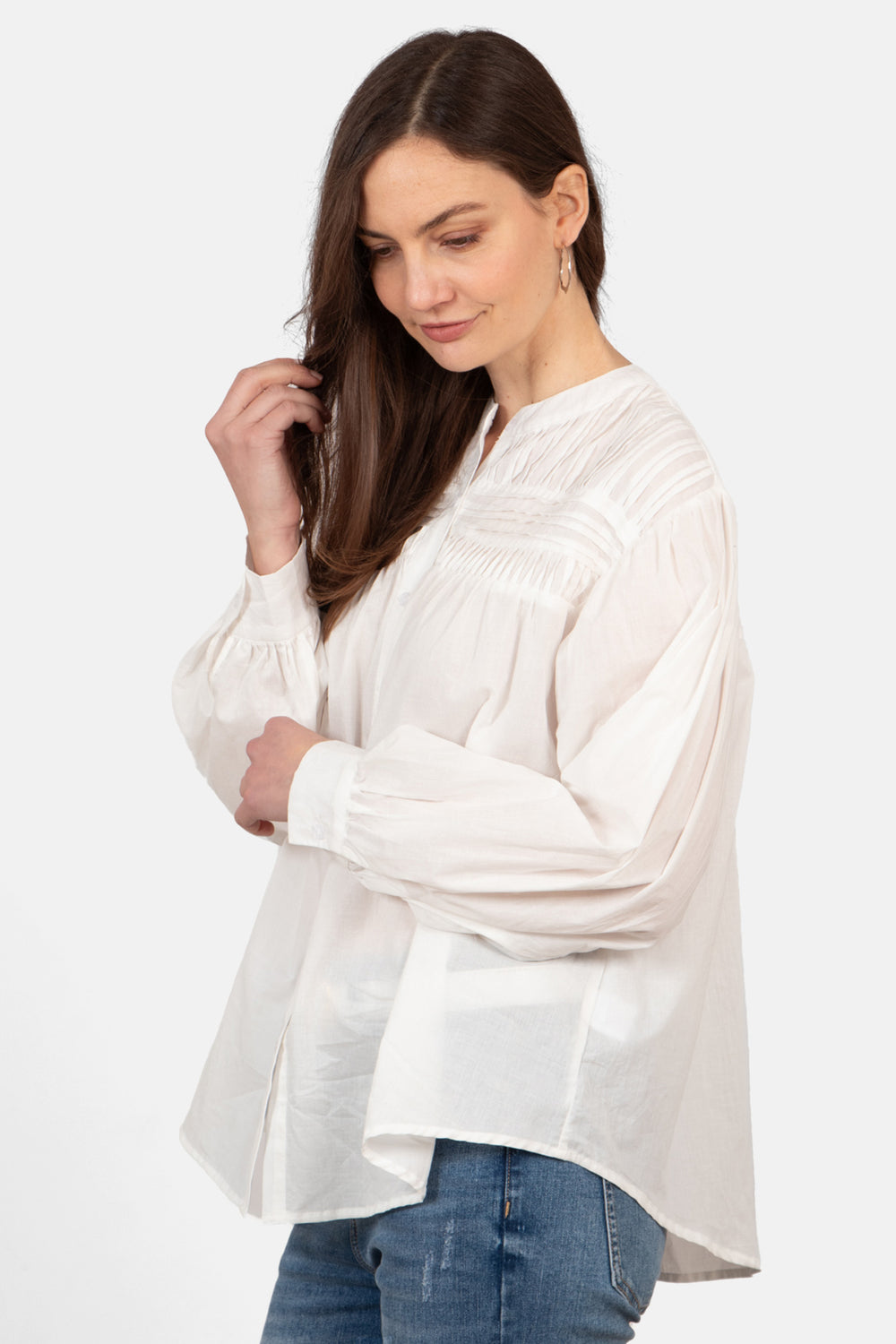 libby-long-sleeve-button-down-cotton-shirt-white-pleated-oversized-loose