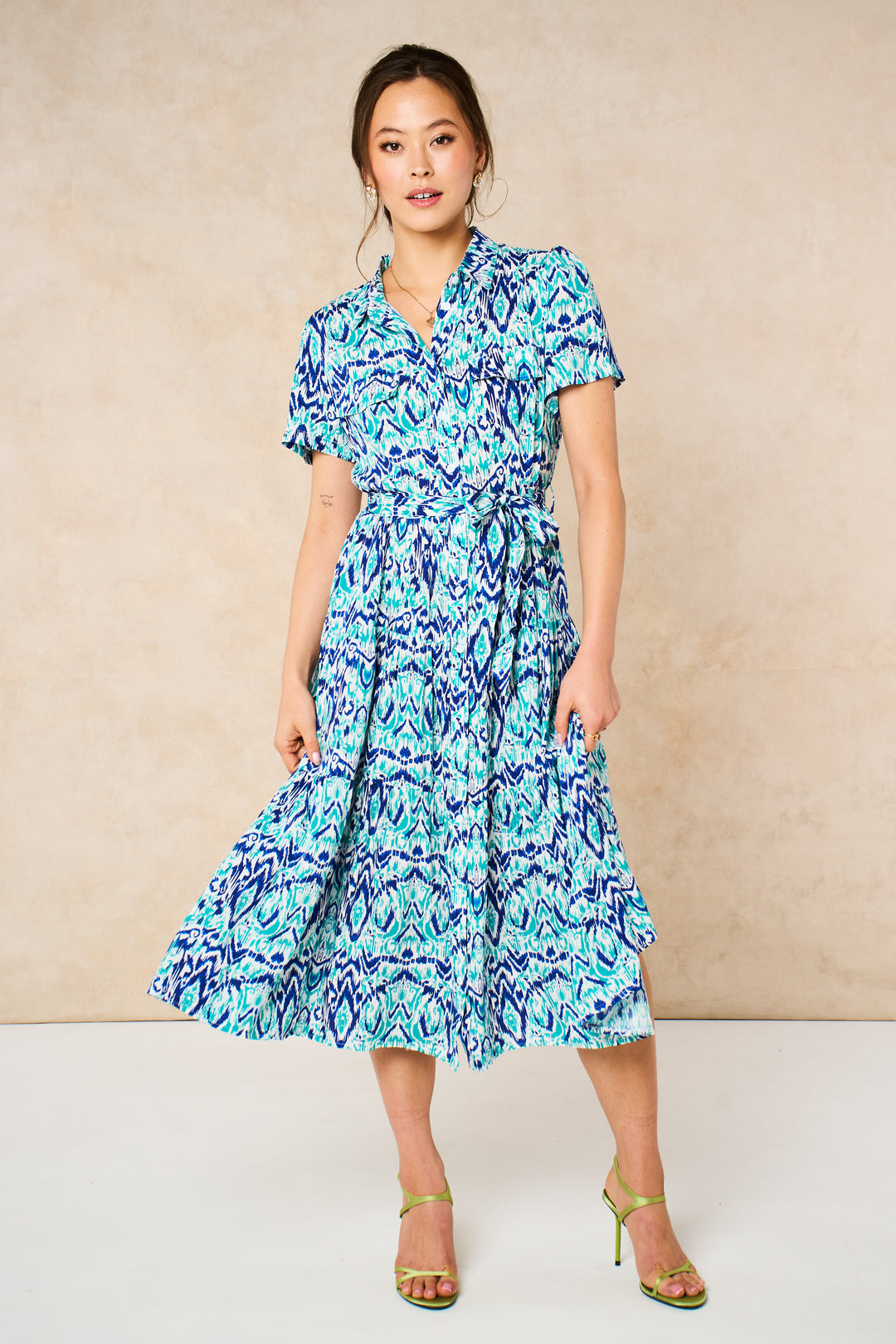 liberty-midi-shirt-dress-blue-aztec