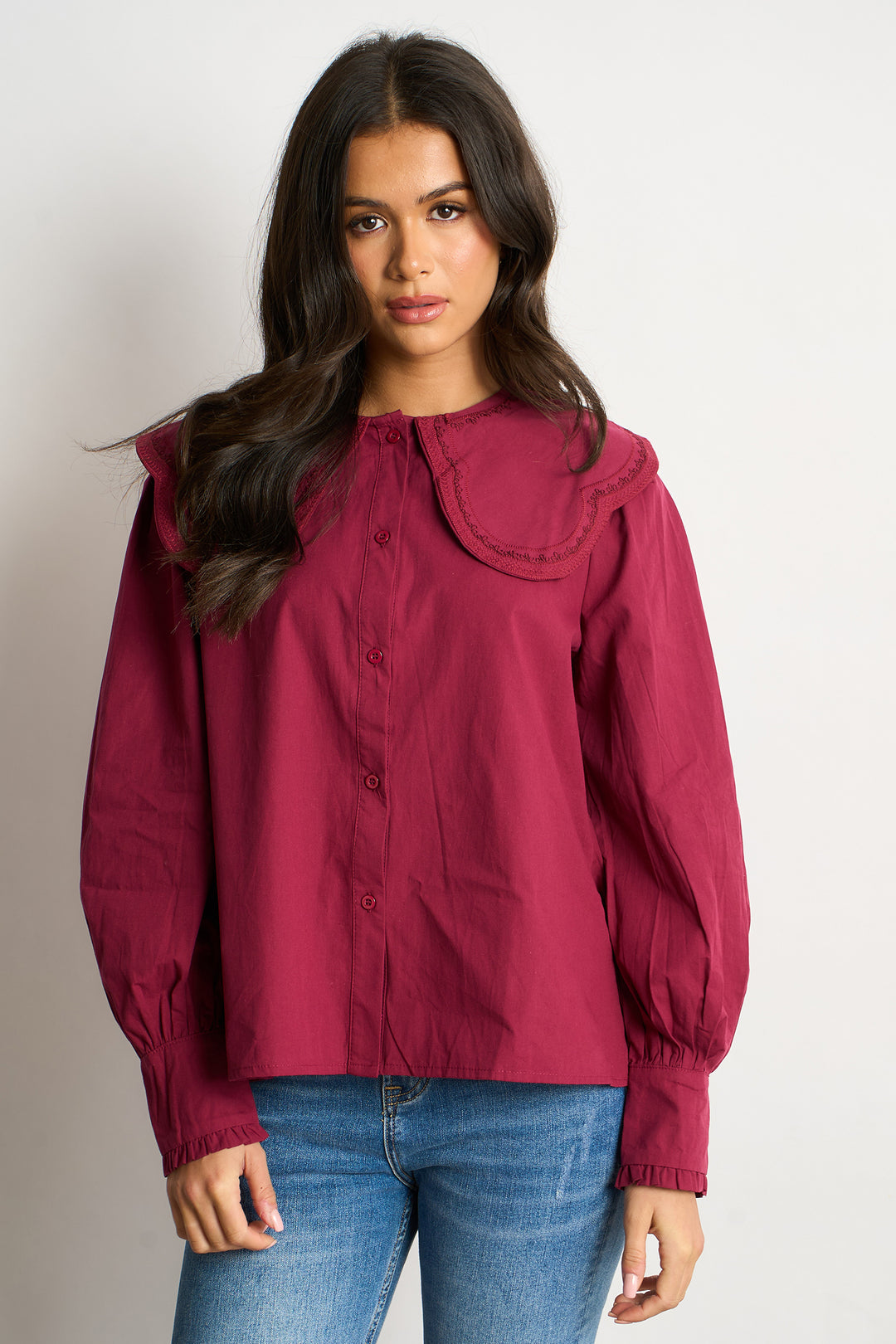 cammie-long-sleeve-cotton-shirt-berry-pilgrim-collar-button-front