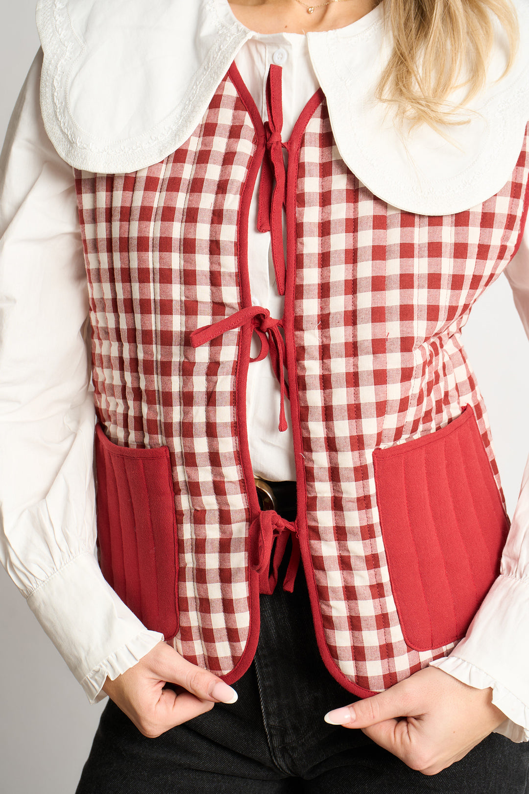 tabby-quilted-reversible-gilet-red-cream-gingham