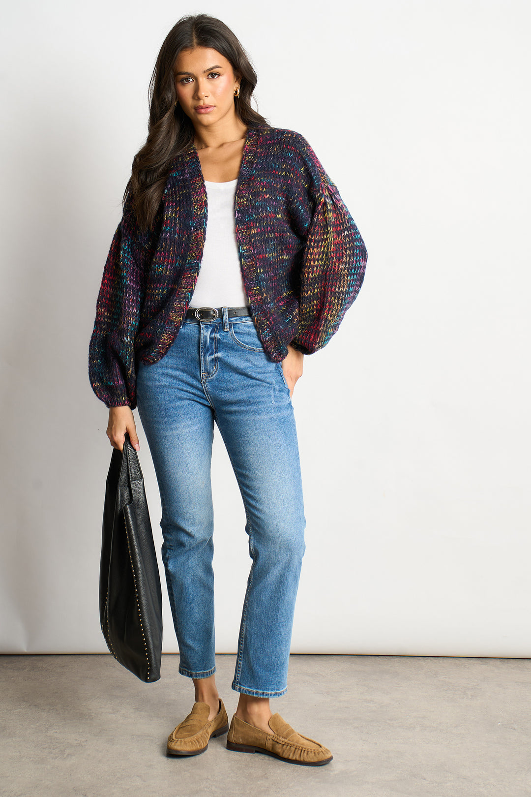 brodie-wool-blend-cardigan-navy-blue-rainbow-knit-colourful
