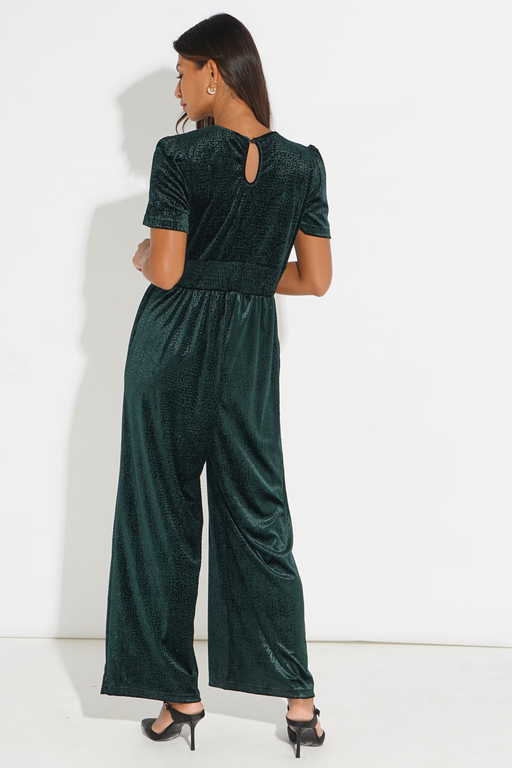 Textured-Velvet-Lydia-Jumpsuit-in-Green