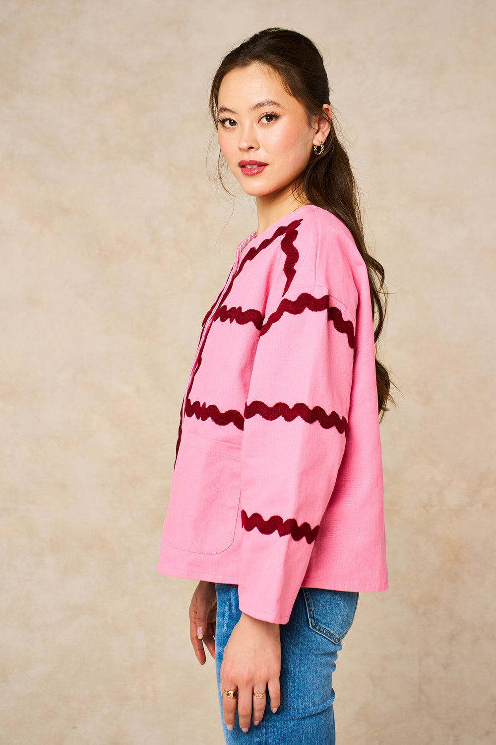 Wavy-Trim-Cotton-Twill-Jacket-in-Pink-side