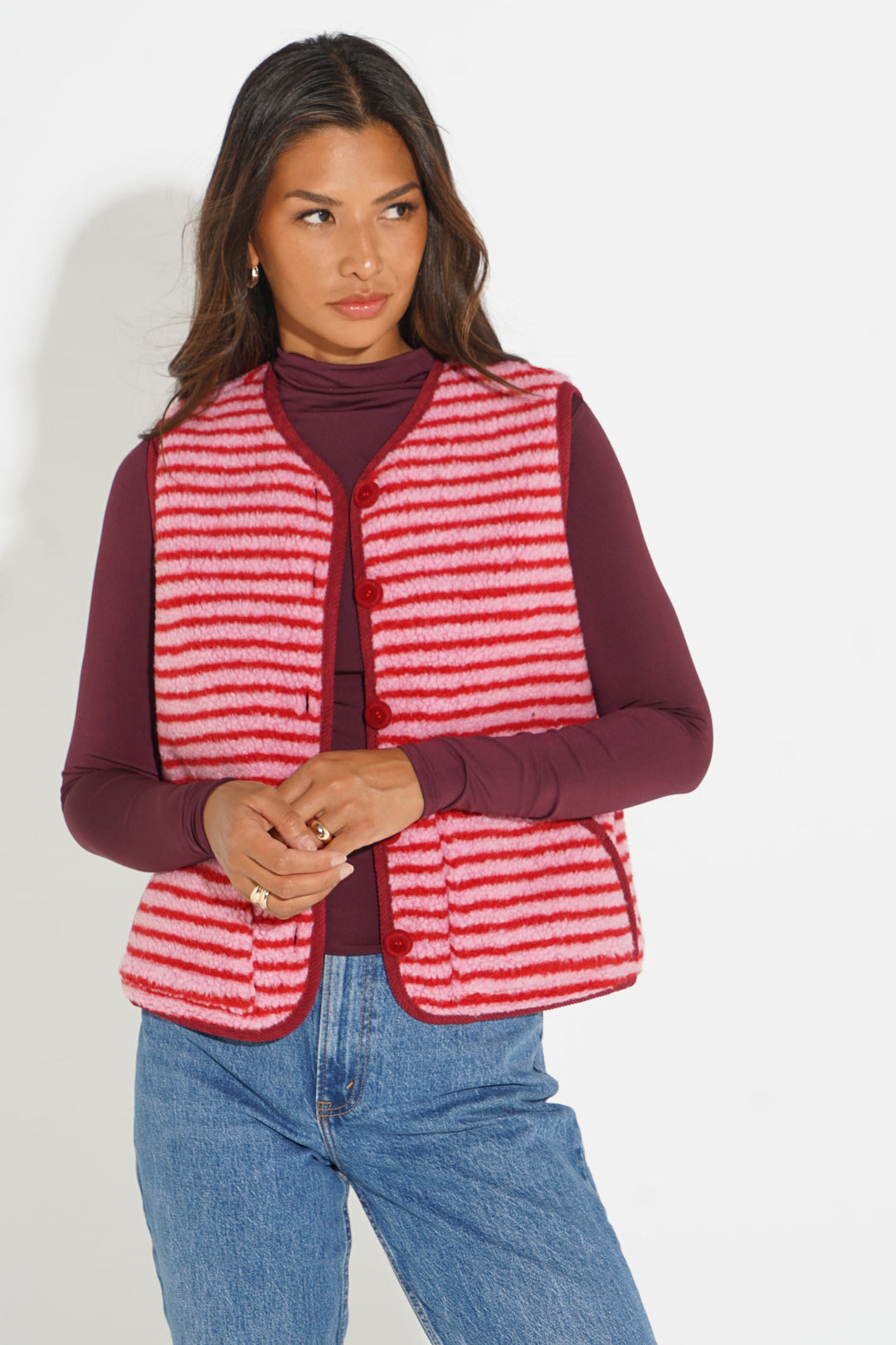 Striped-Reversible-Gilet-in-Pink