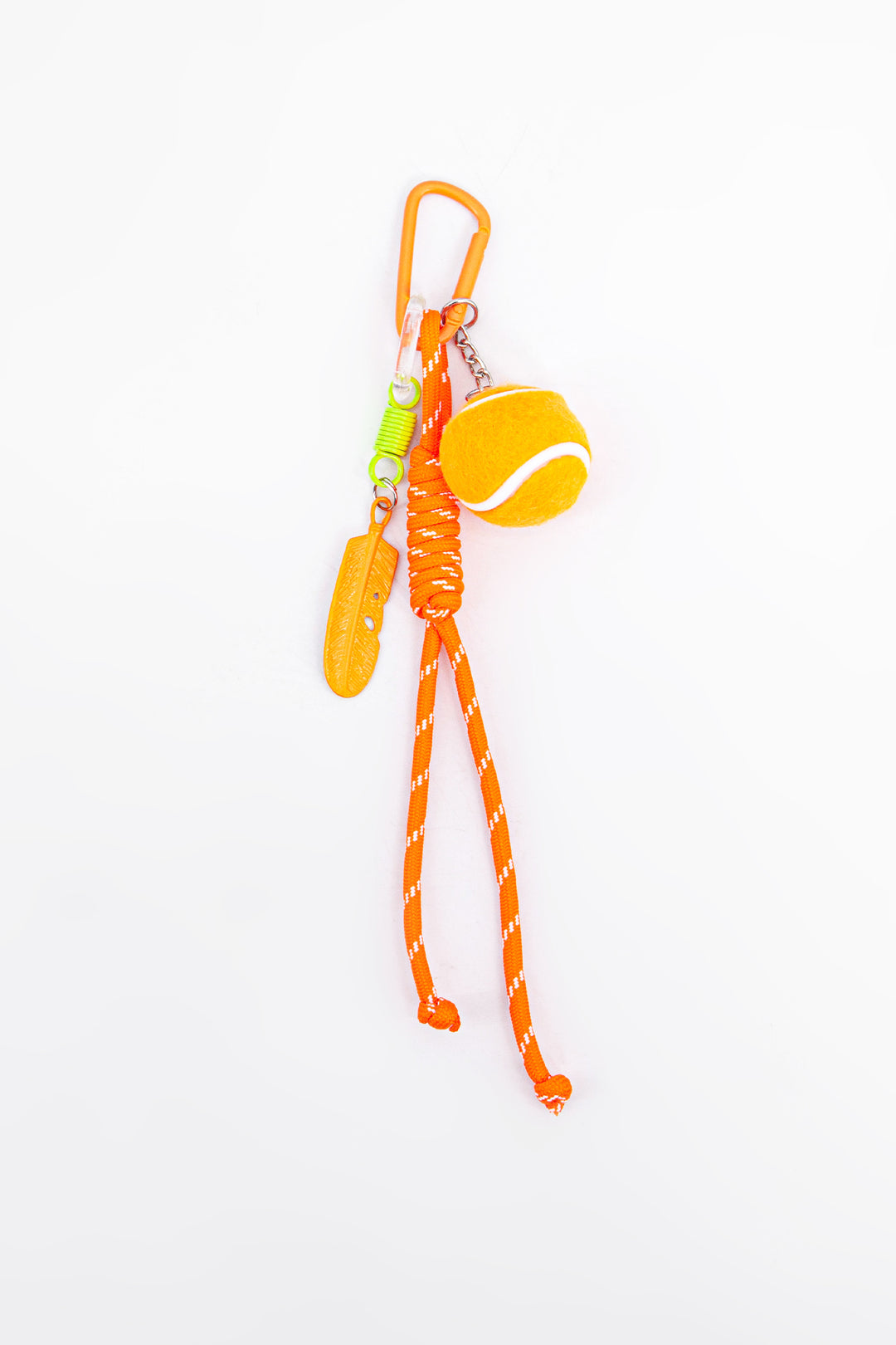 Tennis-Ball-Clip-On-Bag-Charm-in-Orange-Front