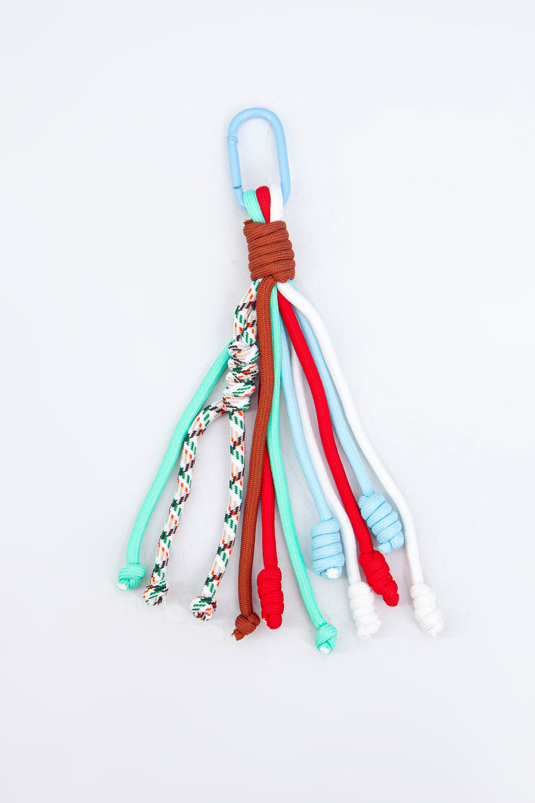 Laces-Clip-On-Bag-Charm-in-Mint/Red-Front