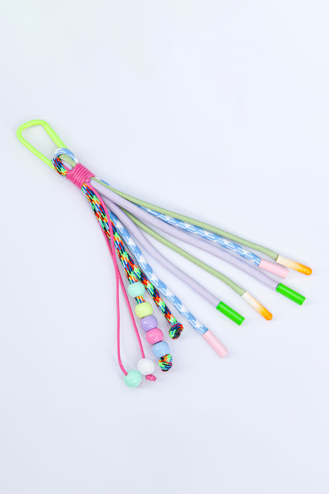 Clip-On-Bag-Charm--Pastel-Rainbow-Laces-Front