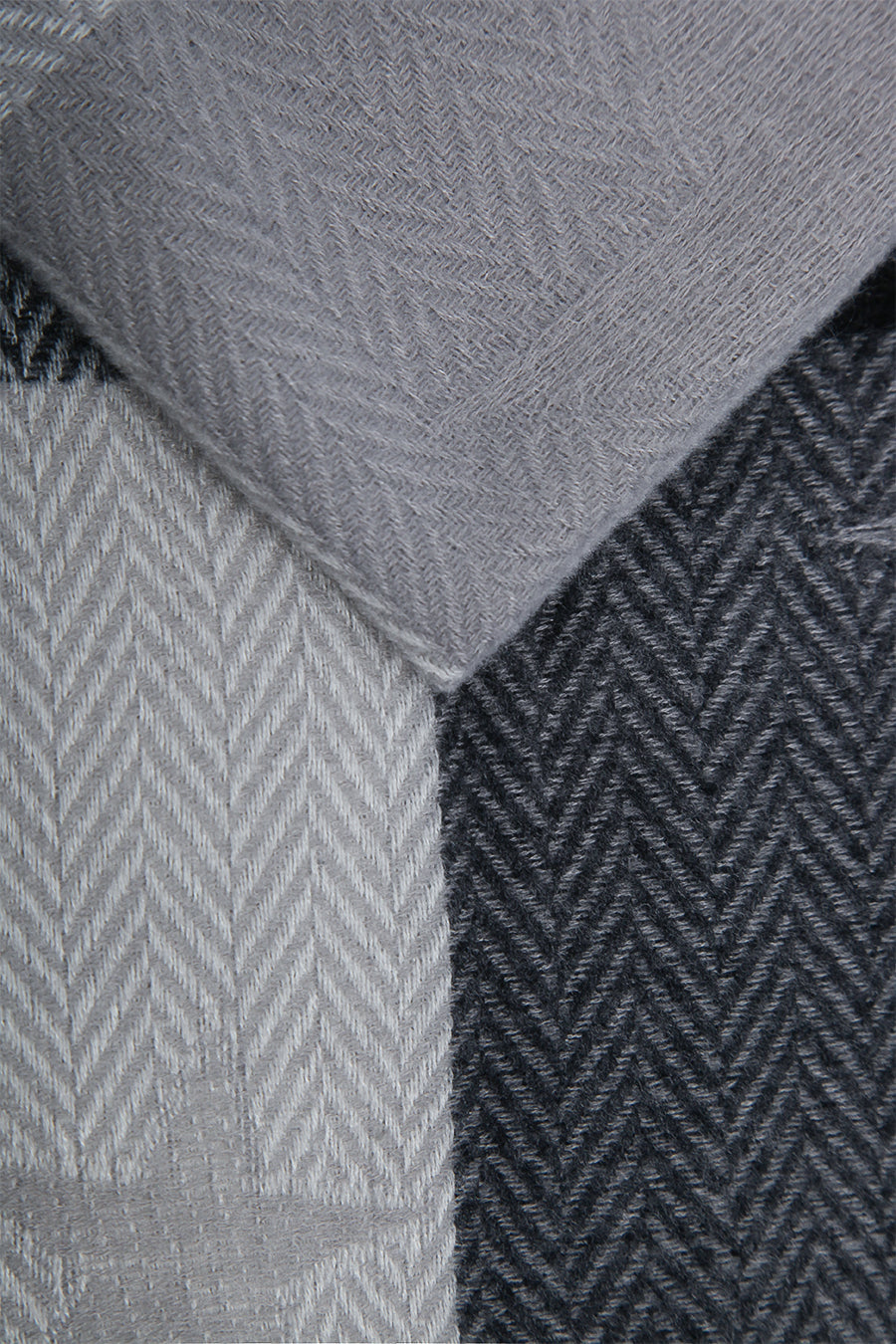 Zwarte geruite en sterrenprint deken sjaal