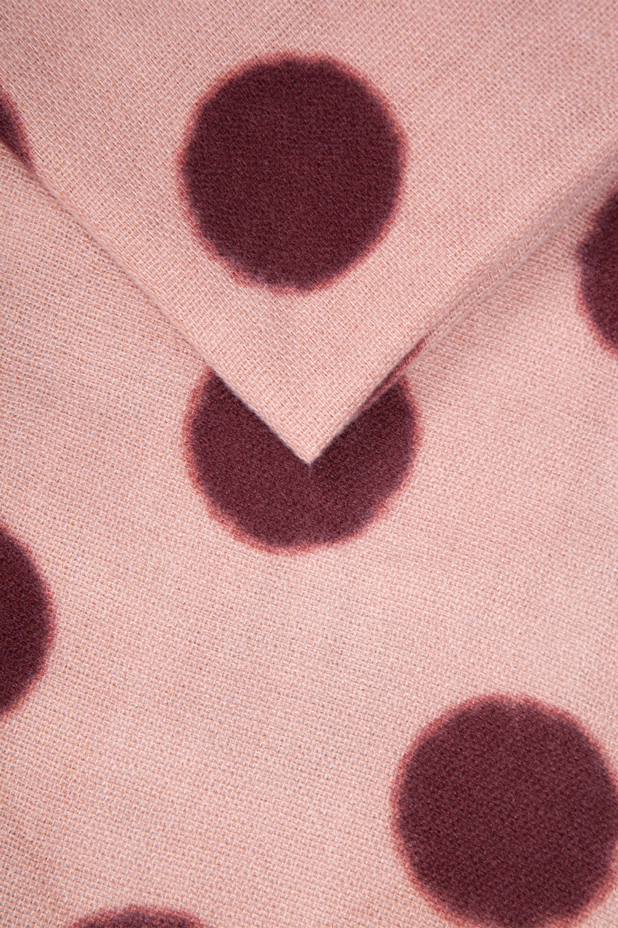 Pink Oversized Spot Detail Blanket Scarf