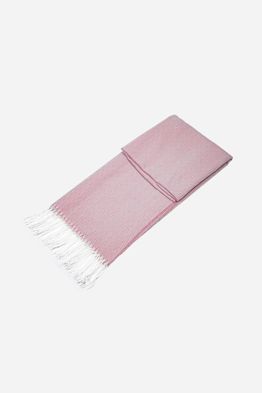 Light Pink Herringbone Design Scarf