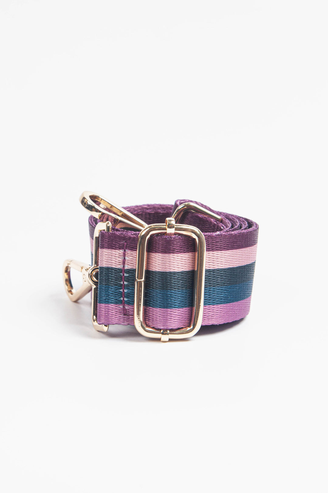 Green Pink Multi Stripe Bag Strap