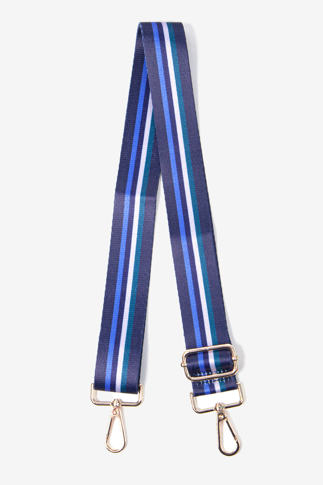 Navy Blue Centre Stripe Bag Strap