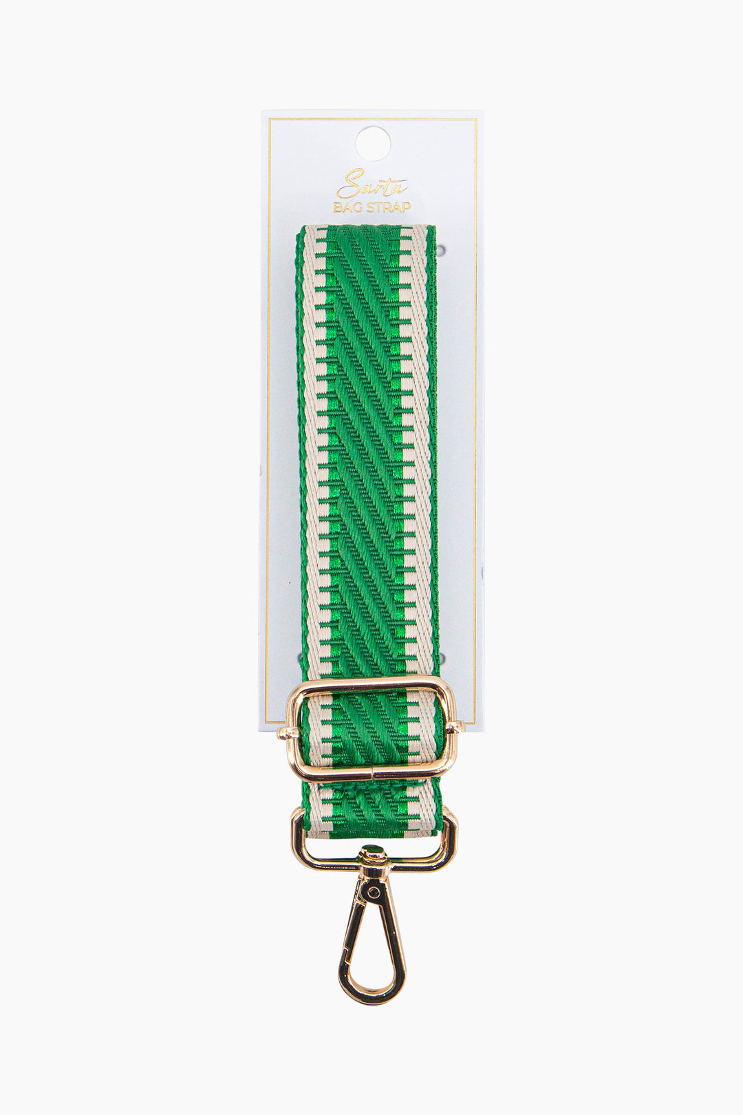 emerson-woven-bag-strap-green-striped-trim-in-sarta-packaging