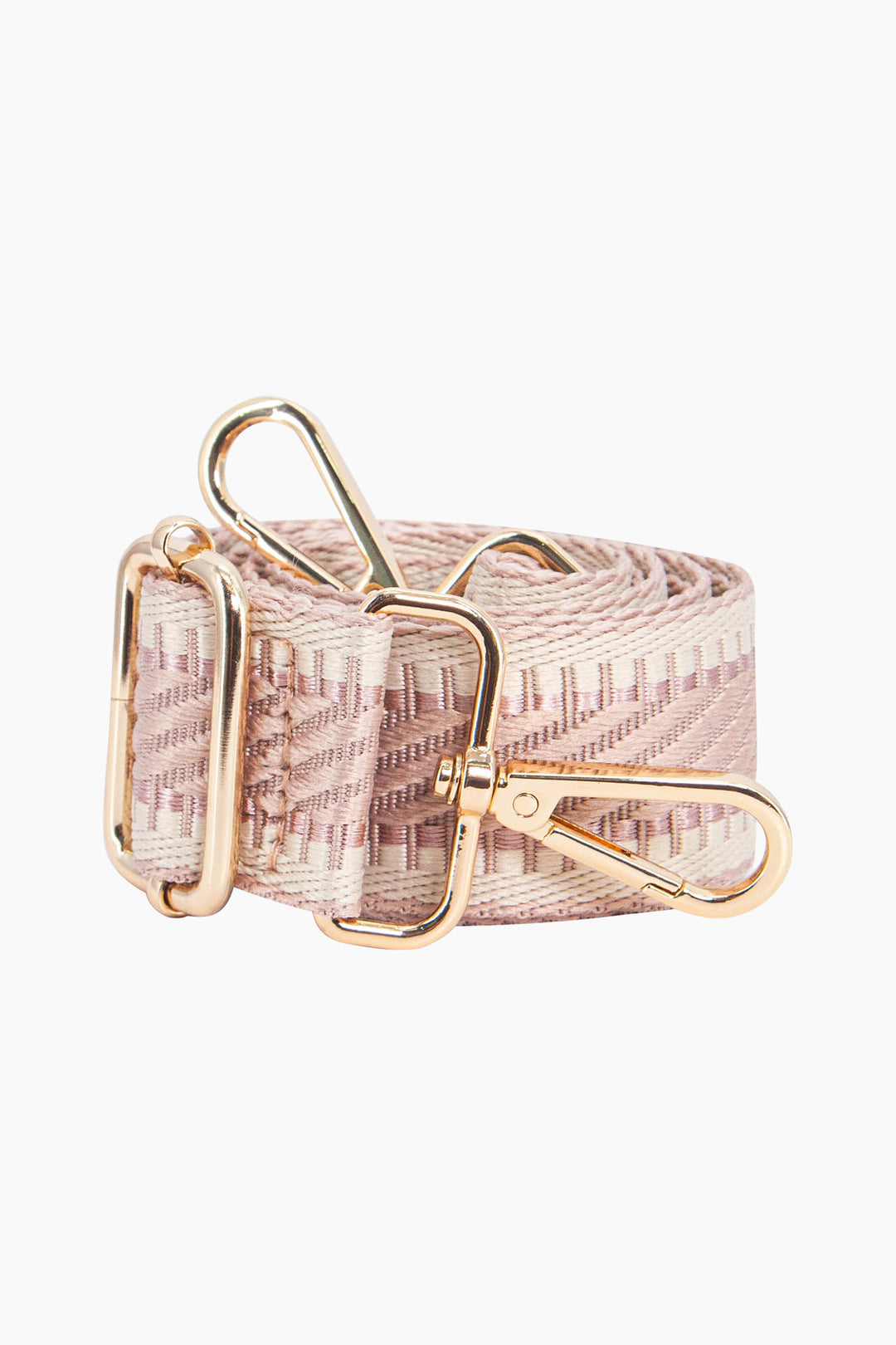 emerson-woven-bag-strap-stone-striped-trim-close-up-pattern-adjustable-buckle