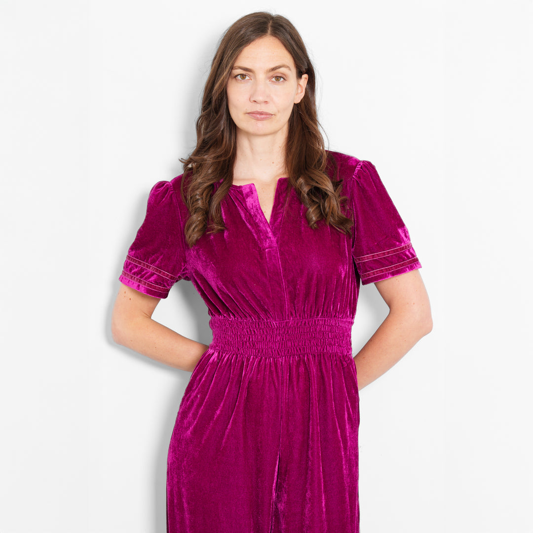 lydia-v-neck-jumpsuit-berry-velvet-elasticated-waist