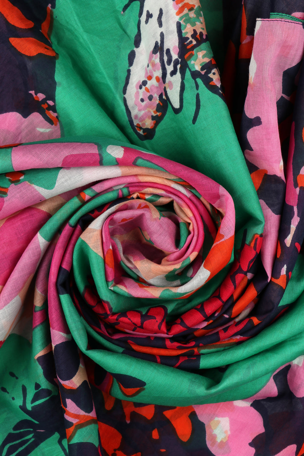 close up of the lightweight cotton material