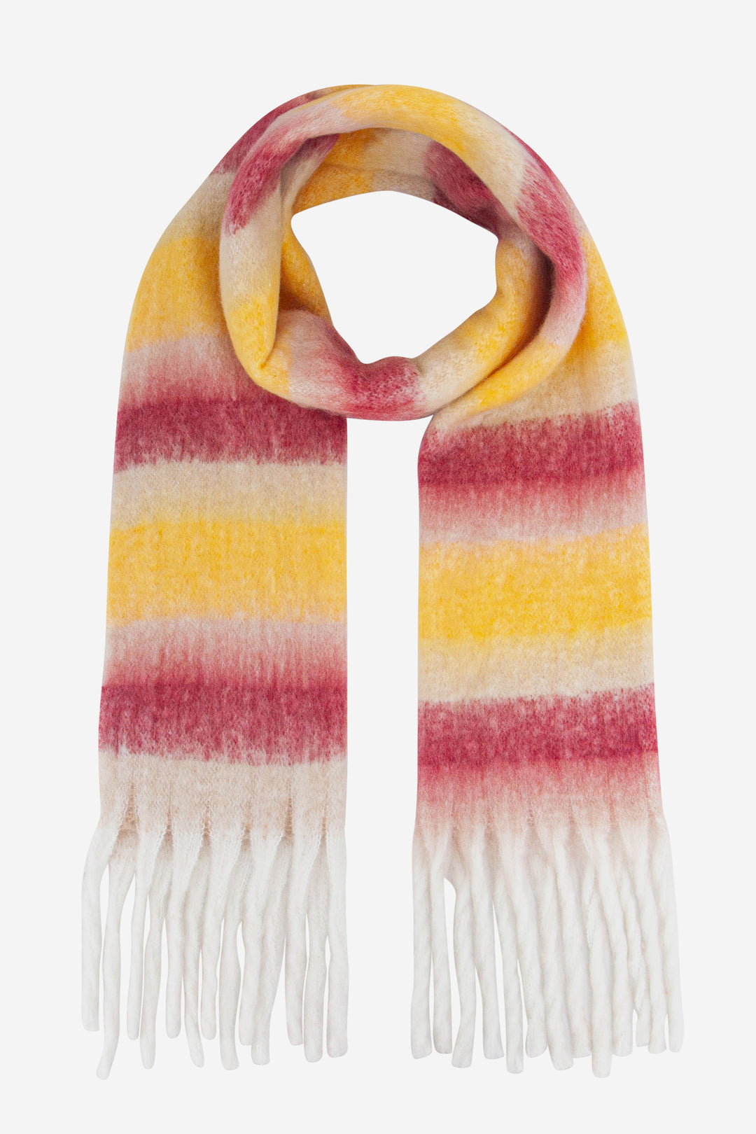 dallas-heavyweight-scarf-red-yellow-stripe-tassel-fringe