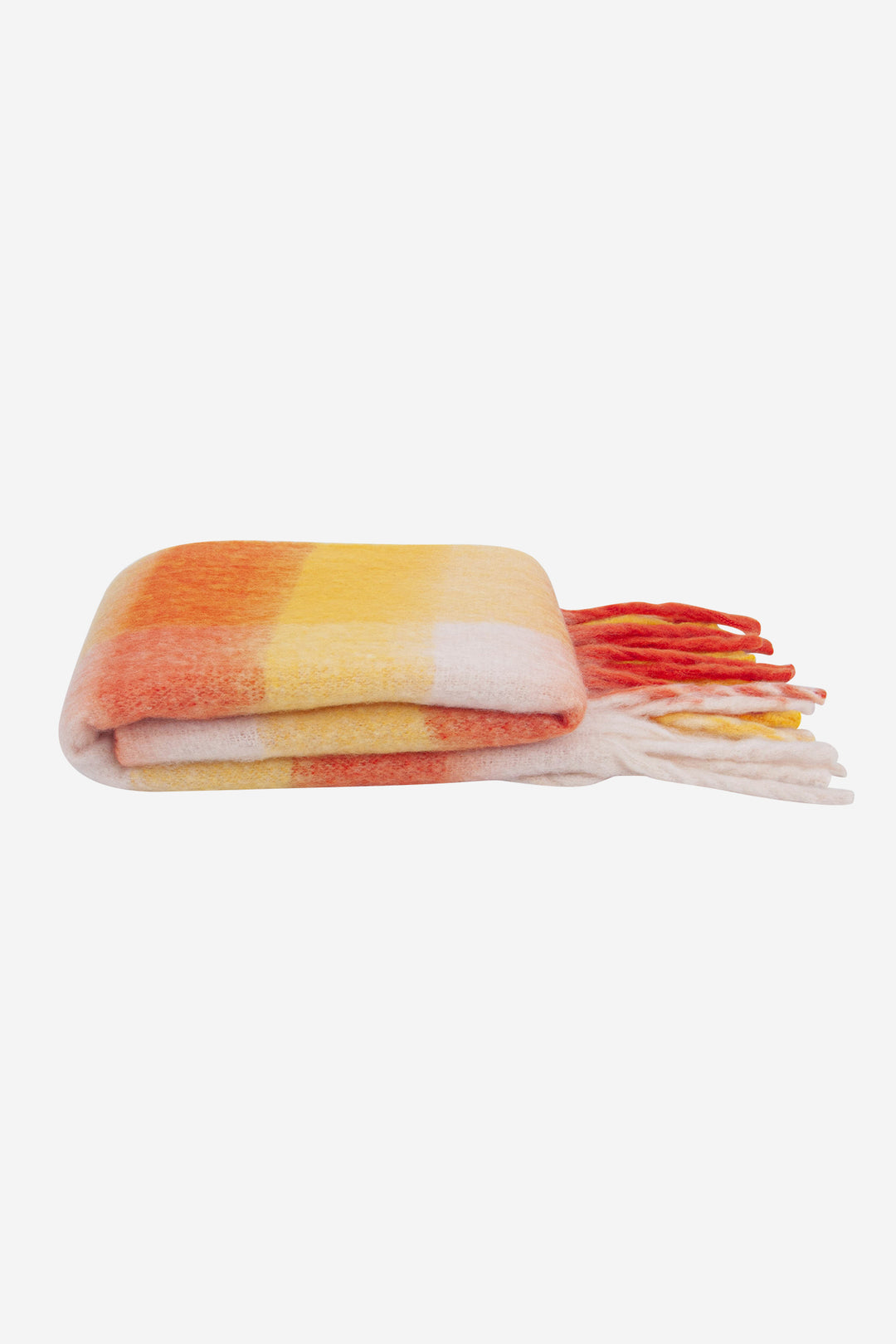 allie-heavyweight-scarf-orange-colourblock-square-folded-winter-weight
