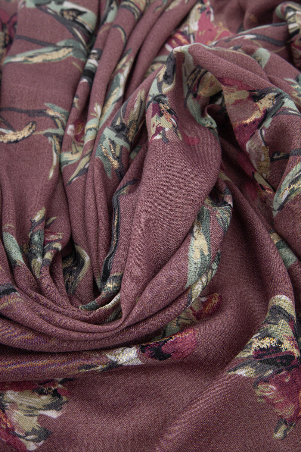 vaeda-pink-floral-lightweight-scarf-close-up-material
