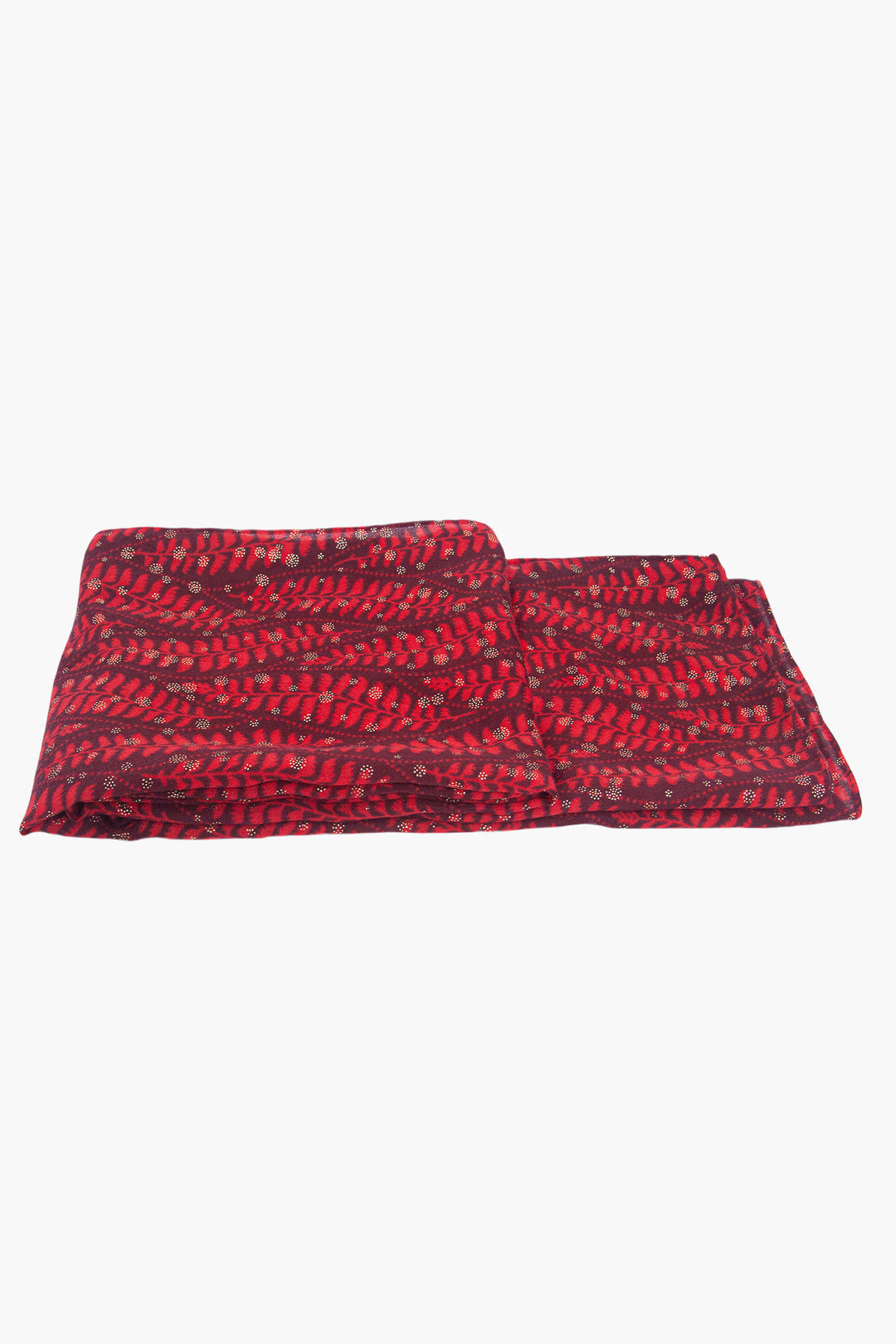 clover-red-fern-leaf-lightweight-scarf-folded-thin