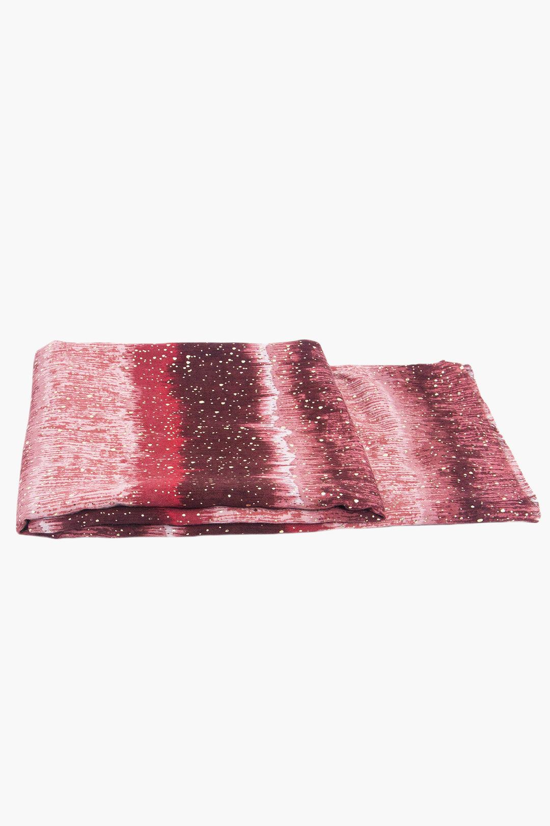 tierney-red-ombre-stripe-lightweight-scarf-folded