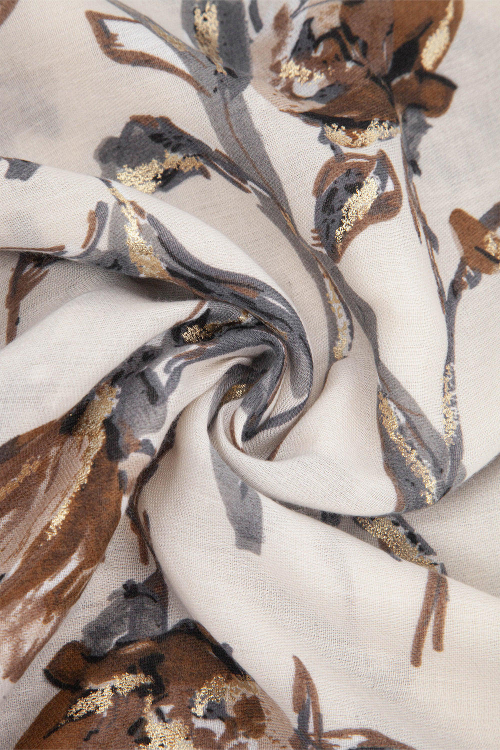 vaeda-cream-floral-lightweight-scarf-close-up-material