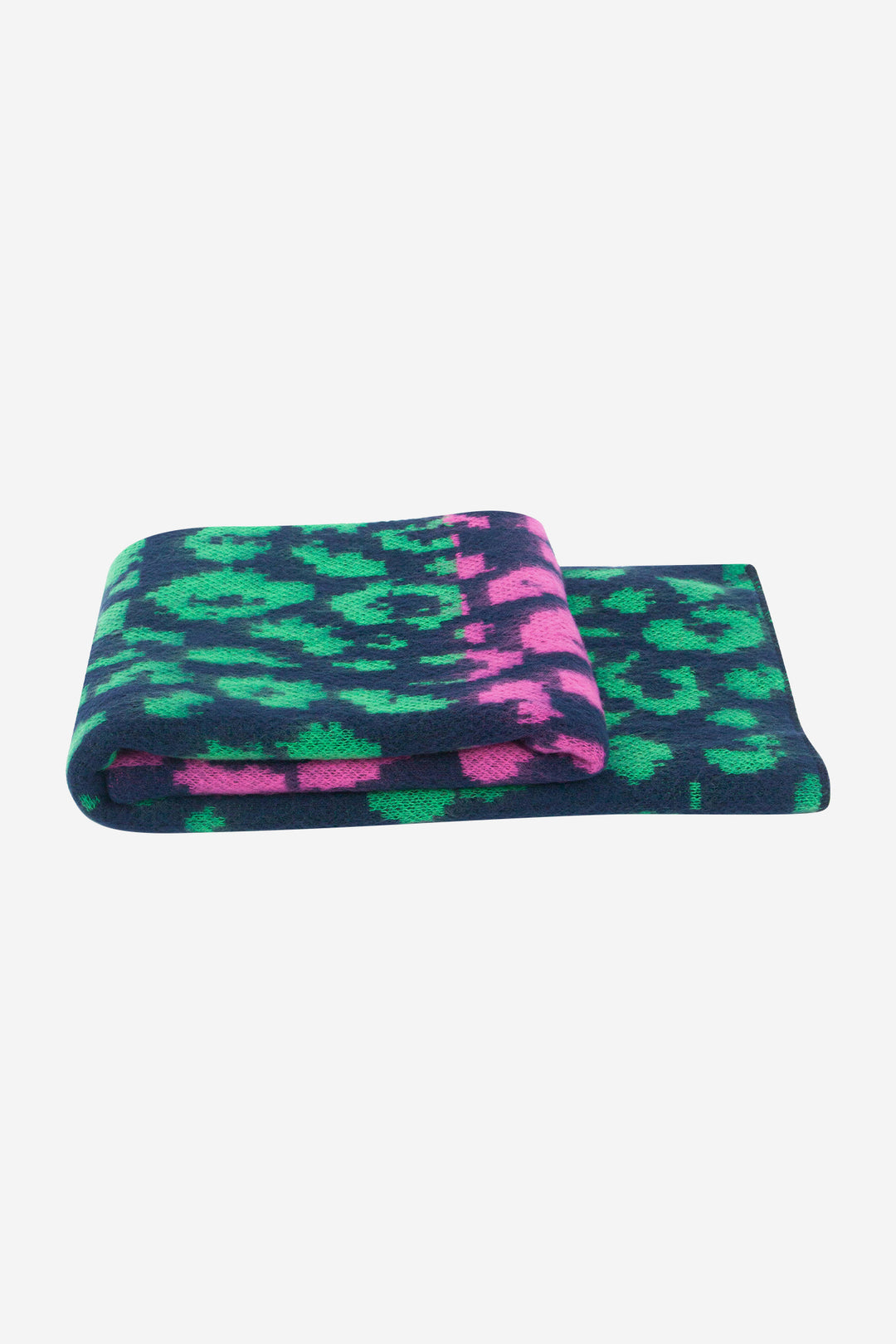 kyra-navy-blue-leopard-heavyweight-scarf-folded-winter-weight