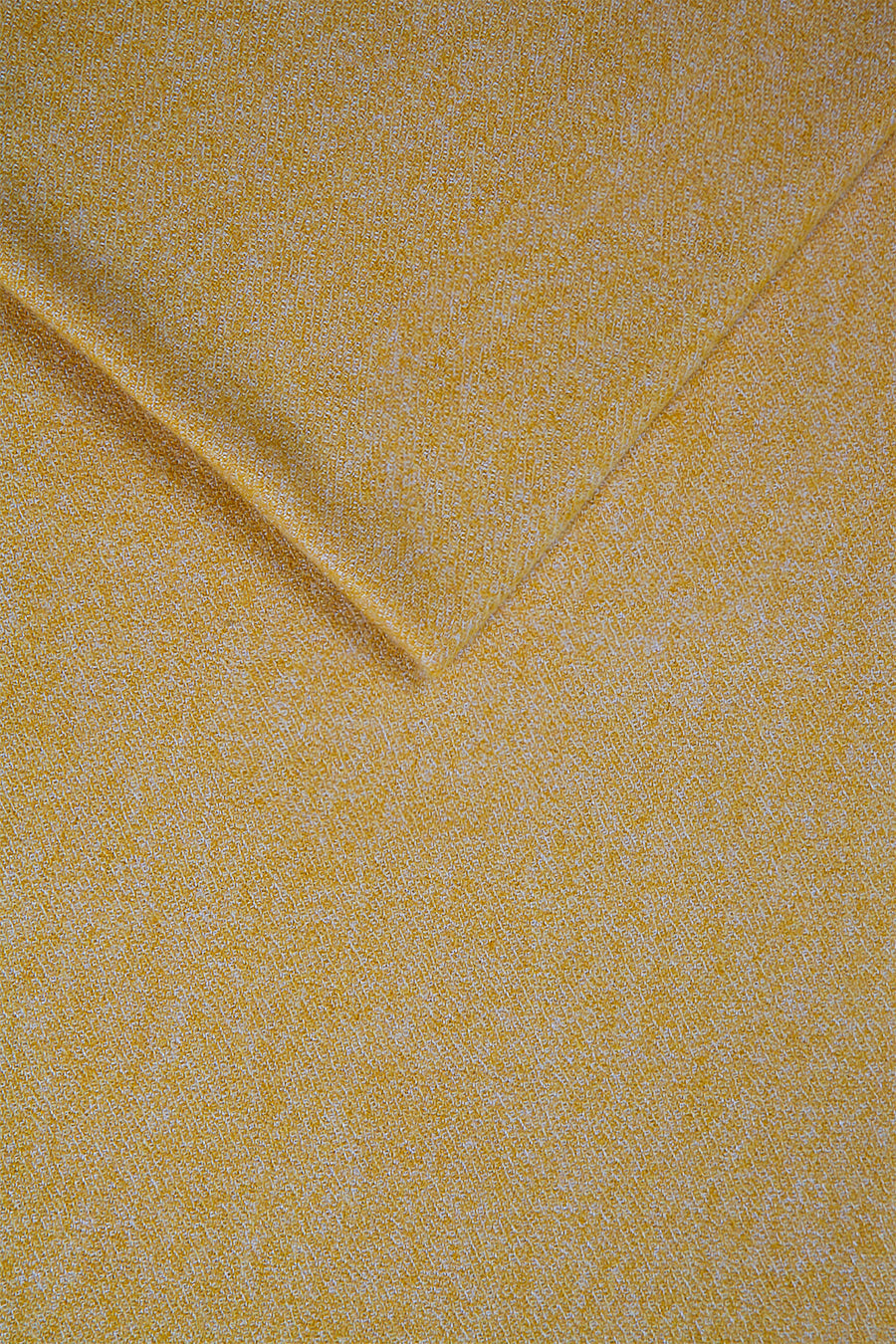 Mustard Plain Tassel Blanket Scarf