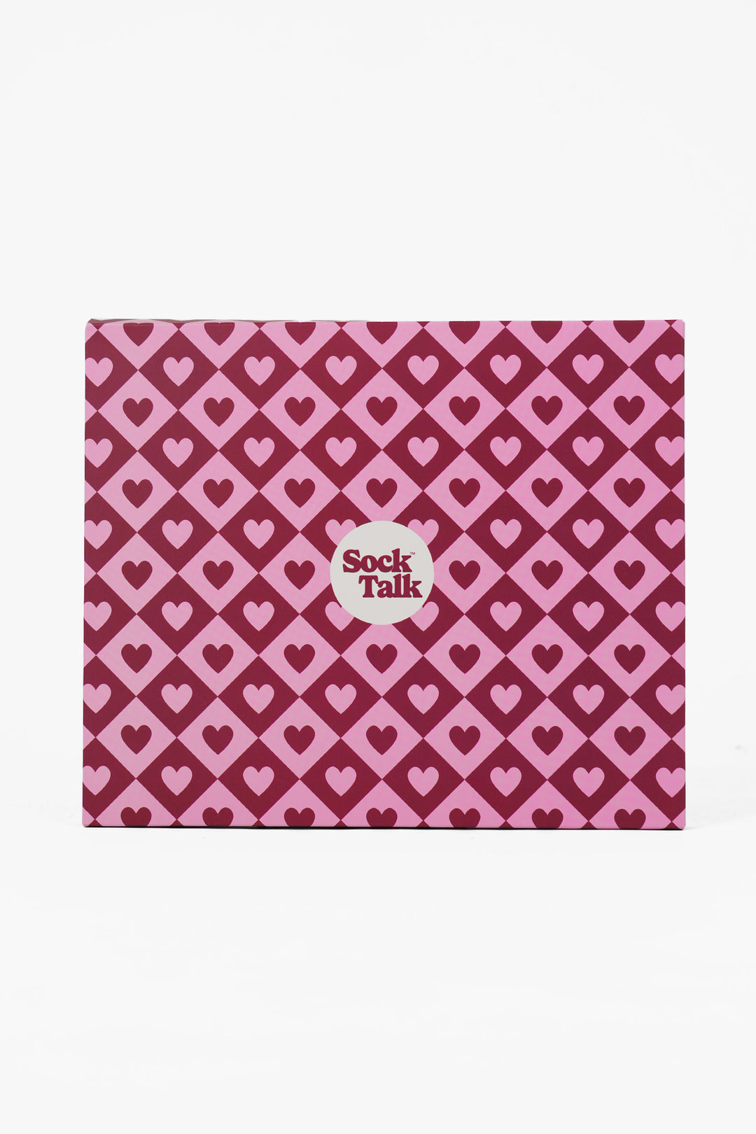 Sock Talk 3 Pair Letterbox Gift Box - Pink, Letterbox Sock Trio Gift Wrap