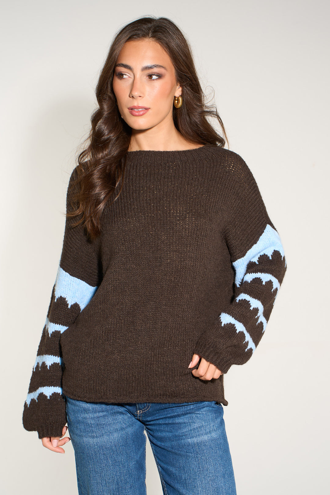 striped-sleeve-italian-wool-blend-jumper-in-brown