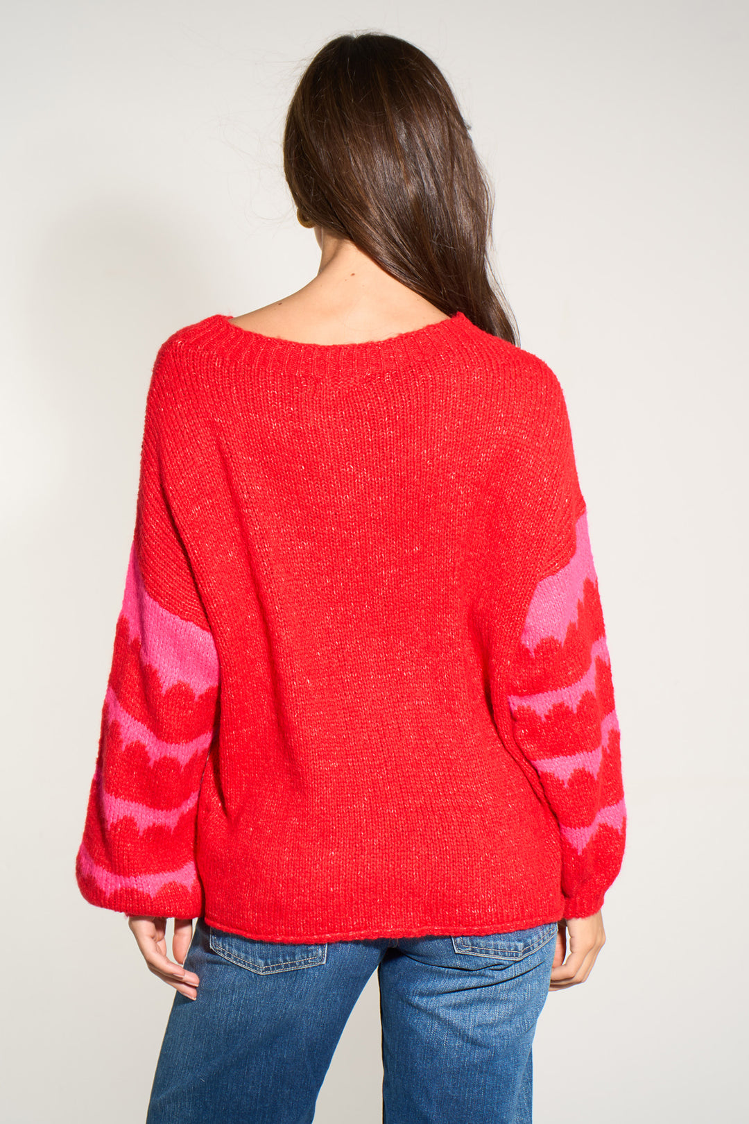 striped-sleeve-italian-wool-blend-jumper-in-red-back